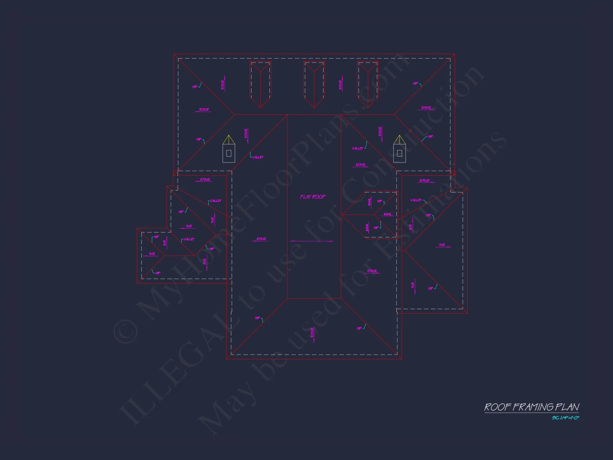 Elegant 3-Bedroom house Plan with Detailed CAD Designs