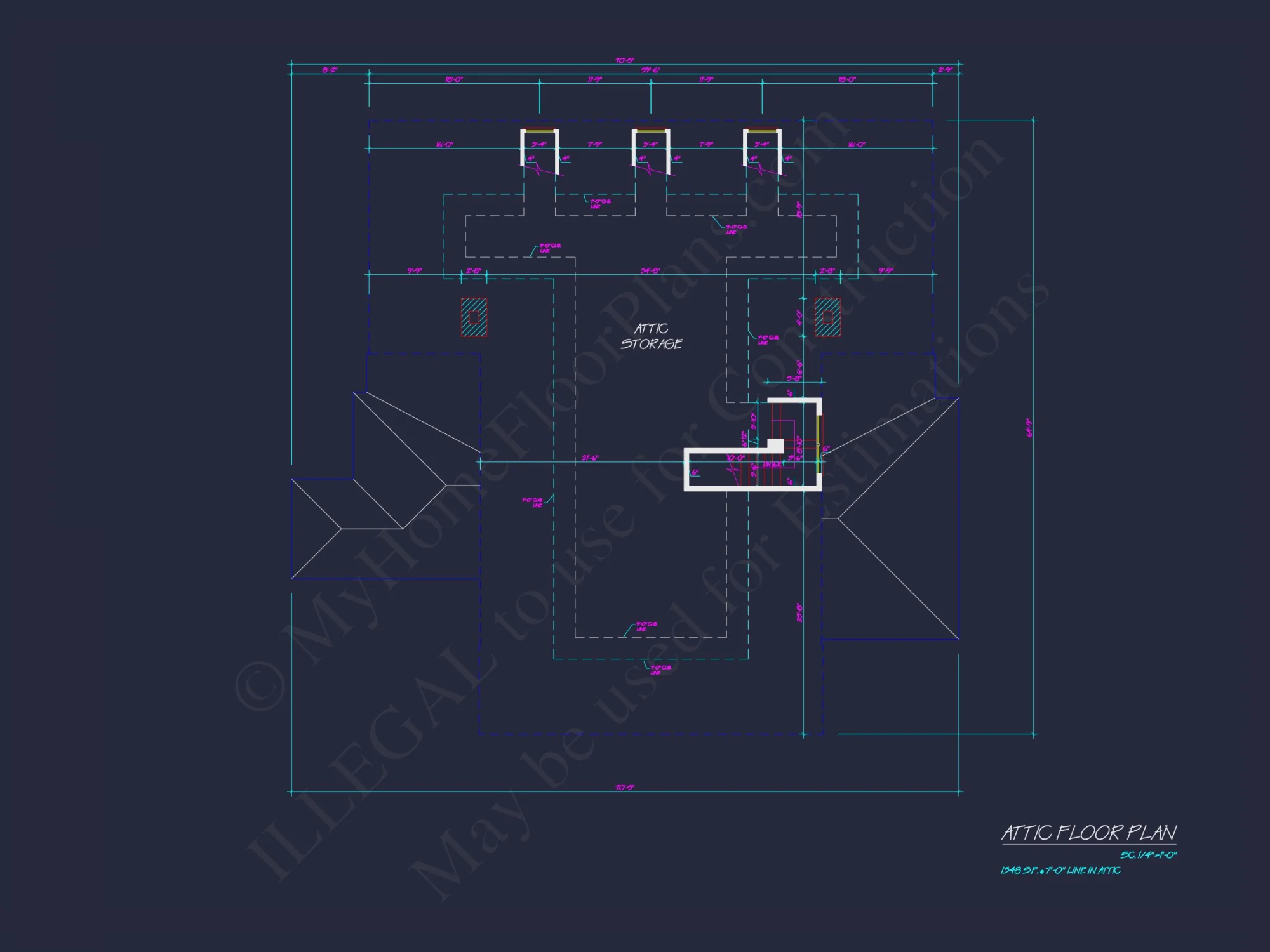 Elegant 3-Bedroom house Plan with Detailed CAD Designs