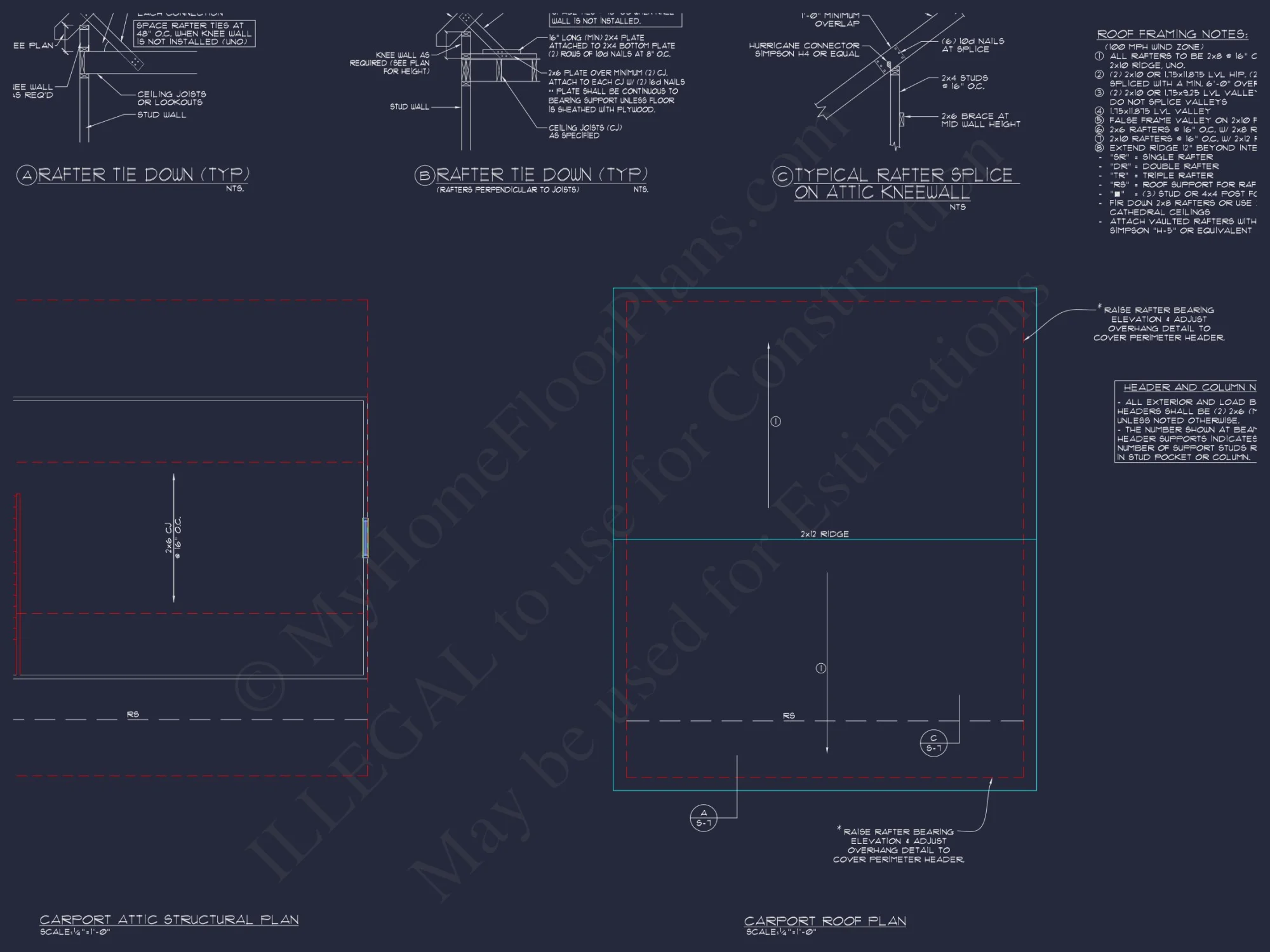 Colonial Revival house Plan with Floor Plans & CAD Designs