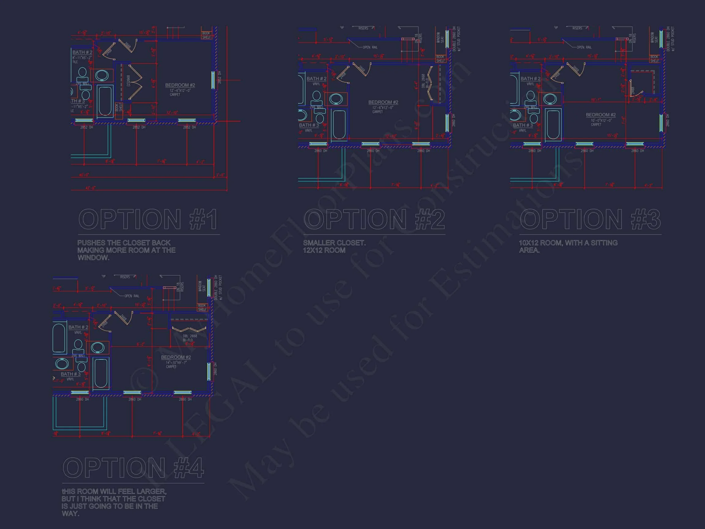 8-1980 HOUSE PLAN - Colonial Revival House Plan with Floor Plans & CAD Designs 13 Colonial Revival house Plan with Floor Plans & CAD Designs