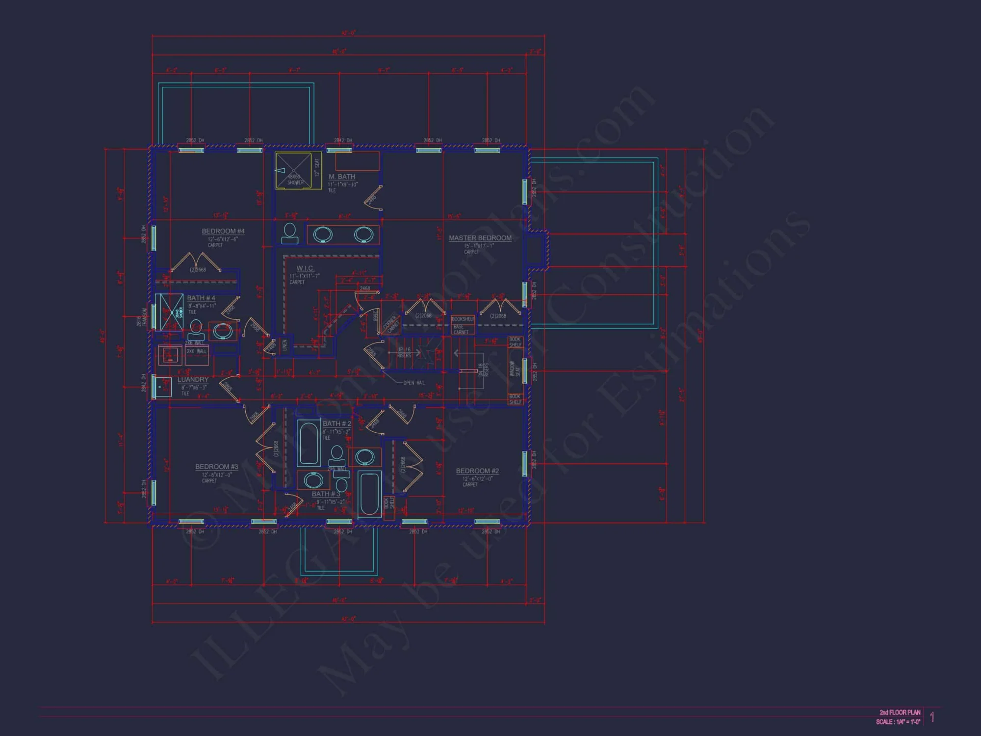 Colonial Revival house Plan with Floor Plans & CAD Designs