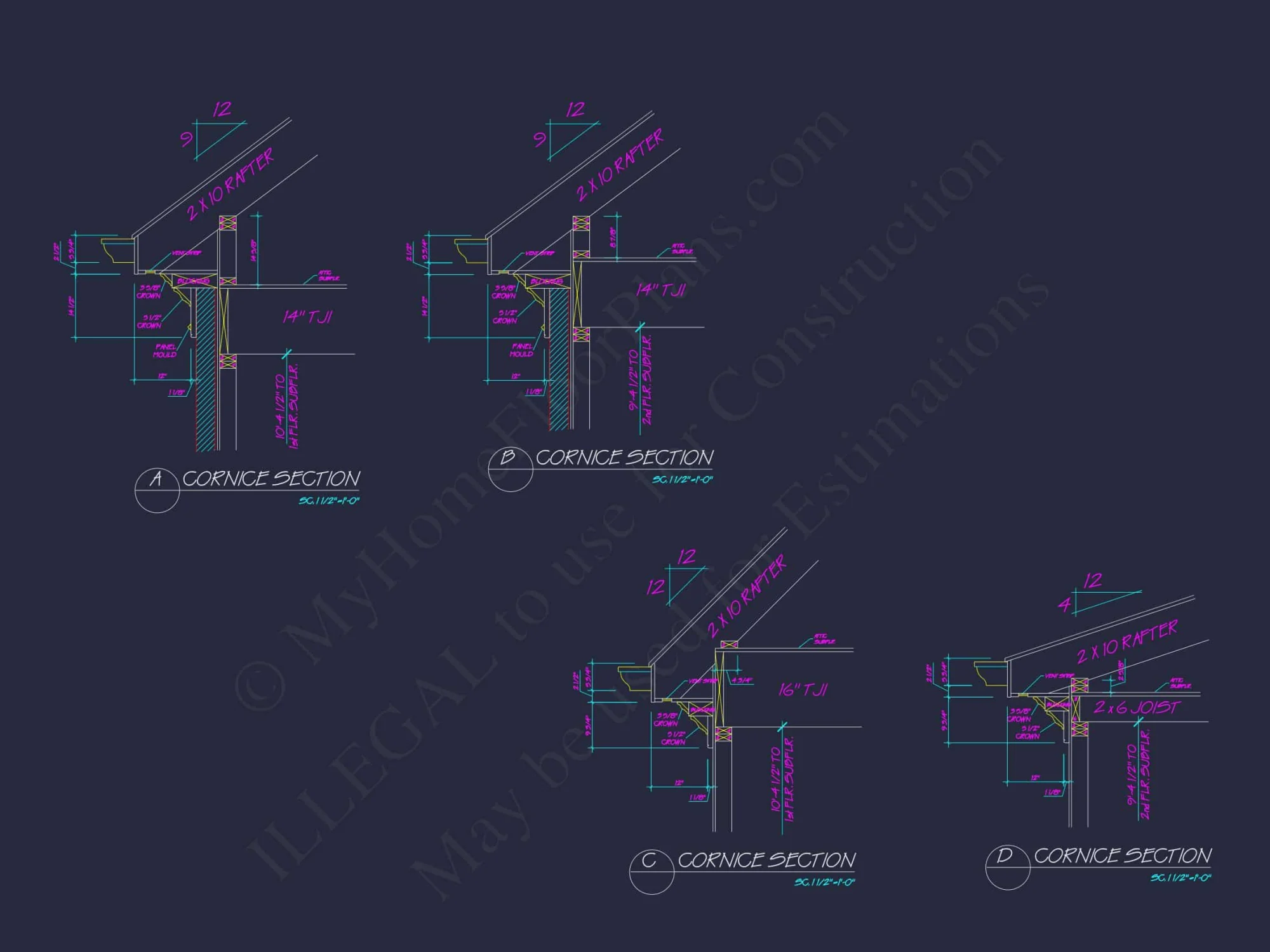 Luxury house Floor Plan: Stunning French Country CAD Design