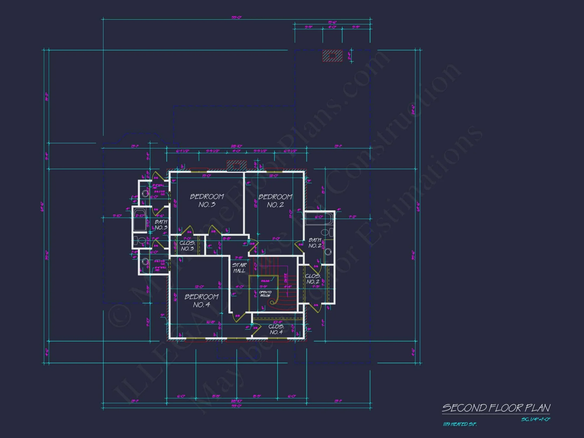 Luxury house Floor Plan: Stunning French Country CAD Design