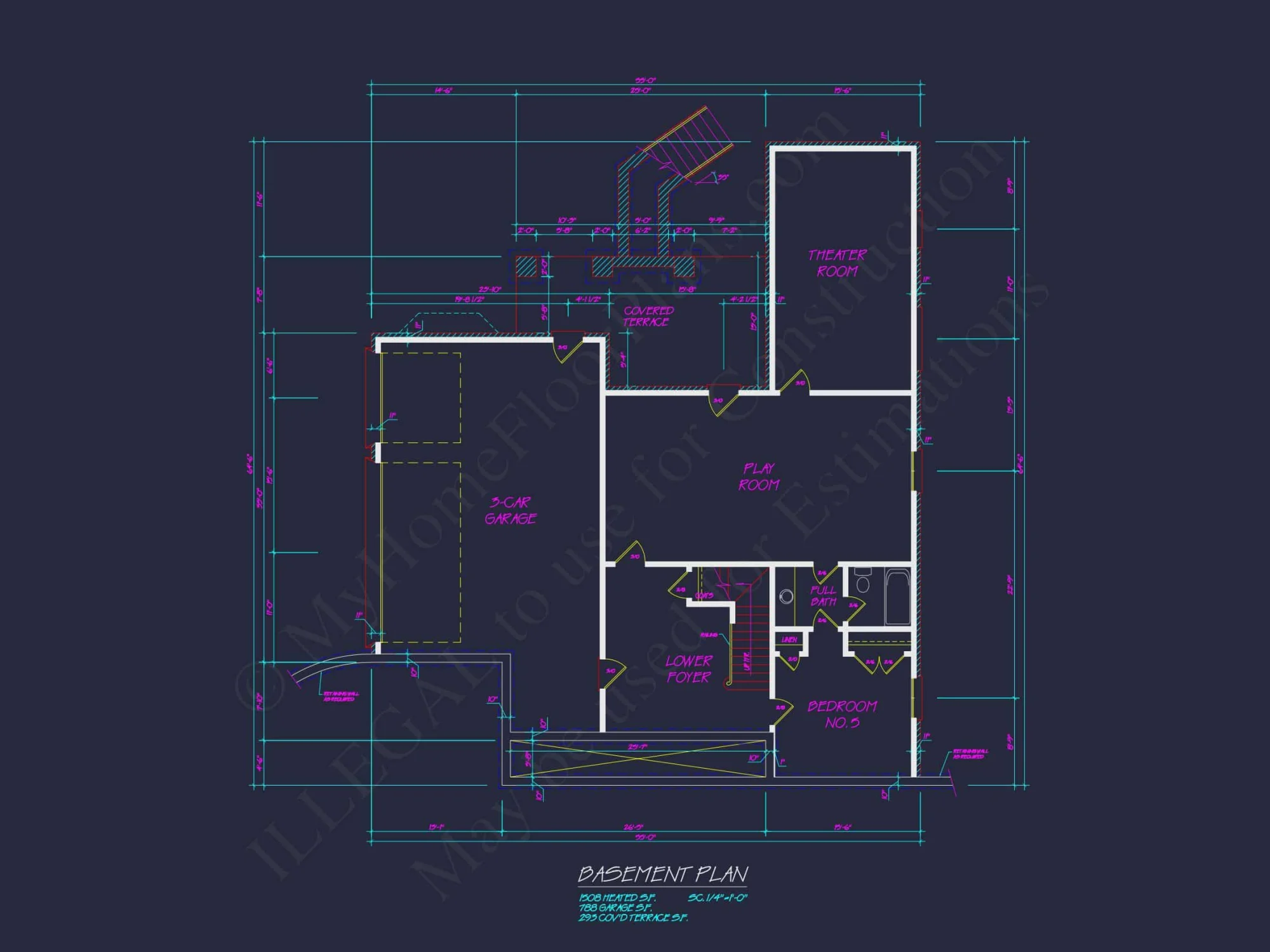 Luxury house Floor Plan: Stunning French Country CAD Design