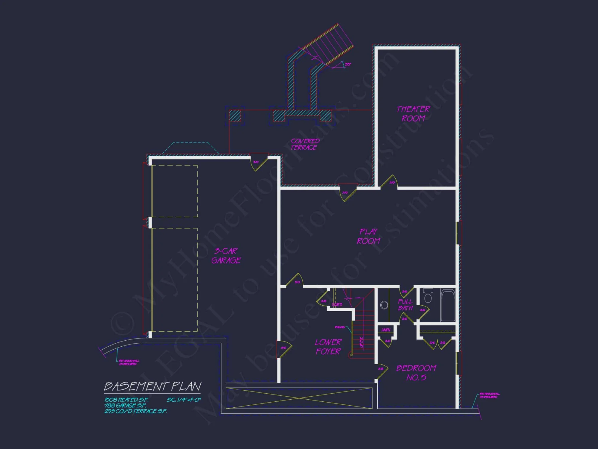 Luxury house Floor Plan: Stunning French Country CAD Design