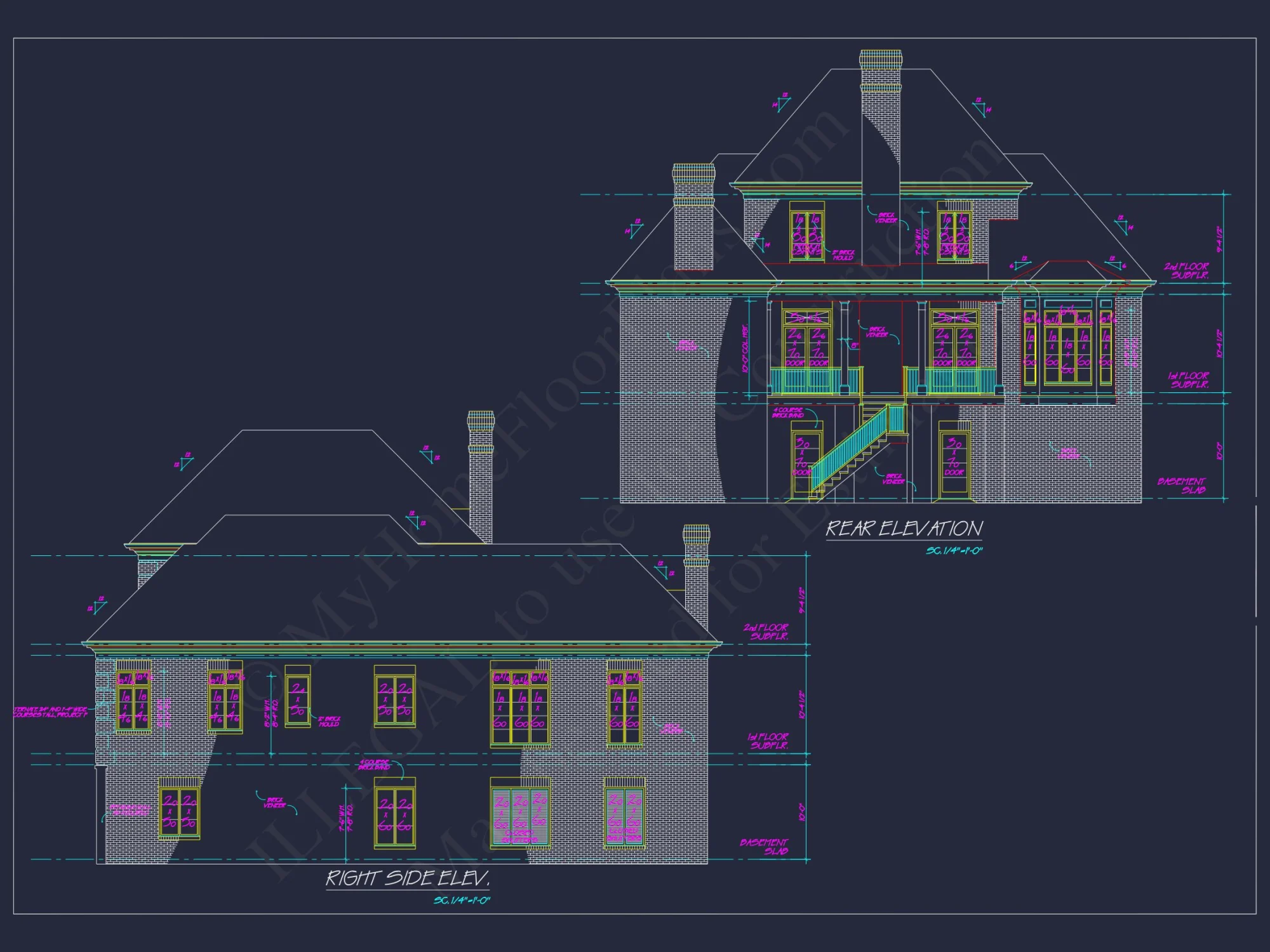 Luxury house Floor Plan: Stunning French Country CAD Design