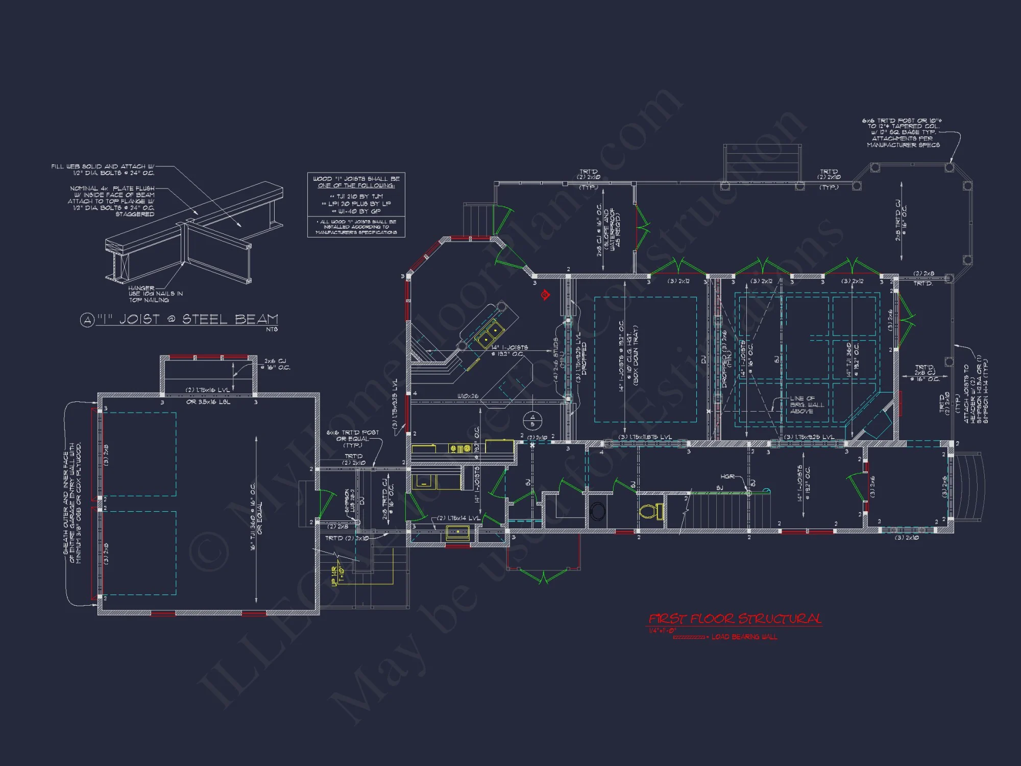 Spacious Southern house Plan with 2-Story Floor Designs