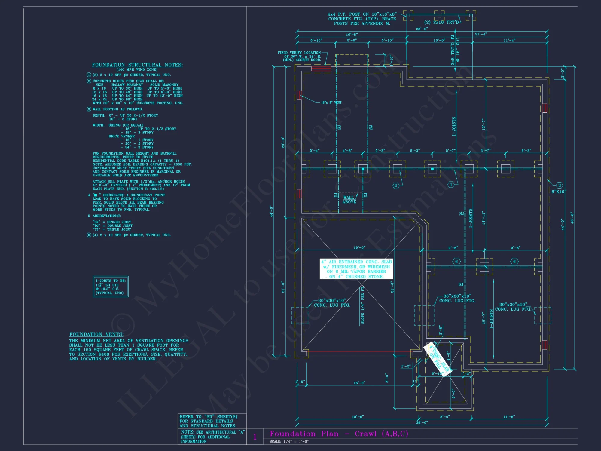 Modern Craftsman house Plan with 4 Beds and 3 Stories