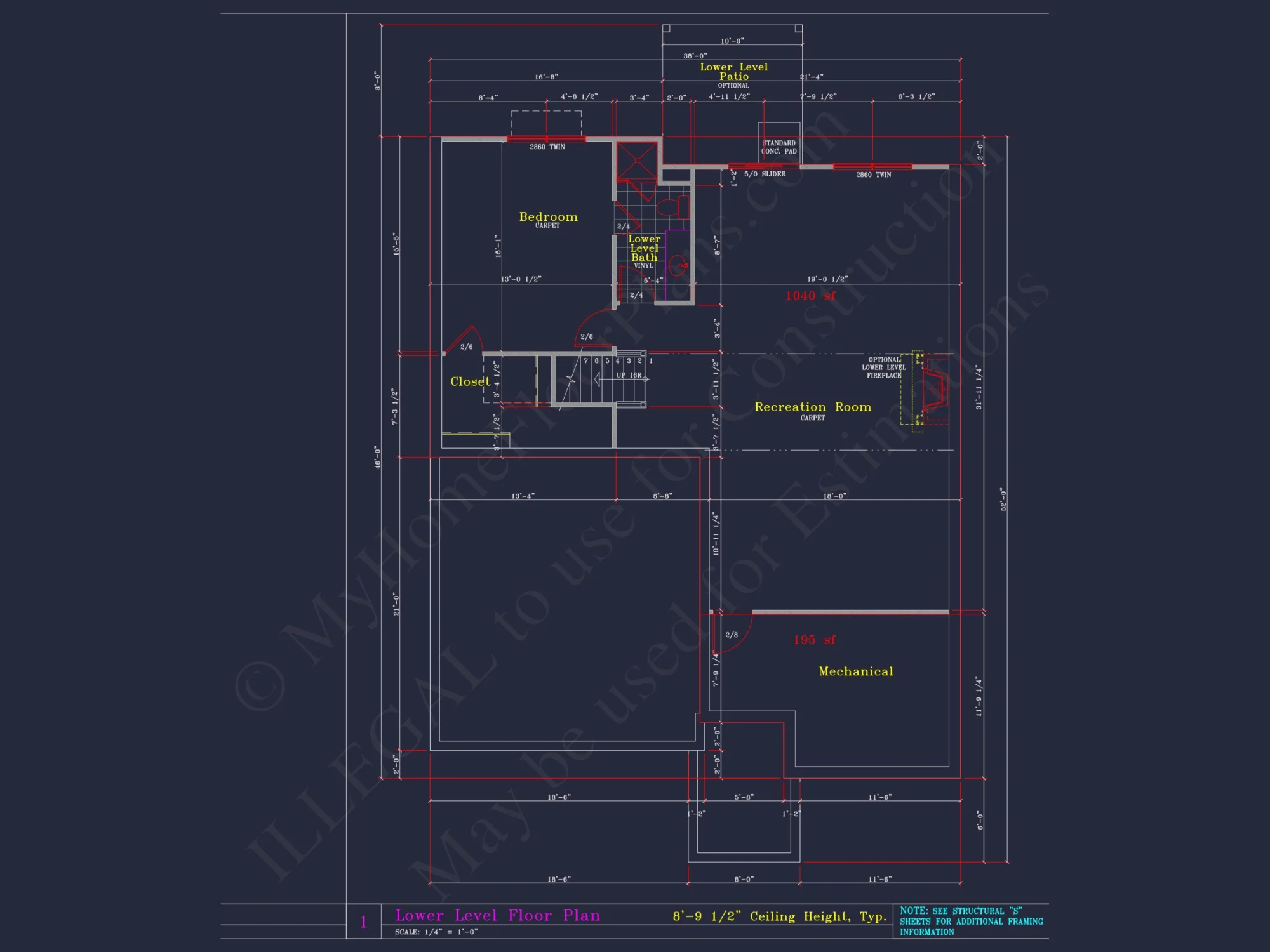 Modern Craftsman house Plan with 4 Beds and 3 Stories