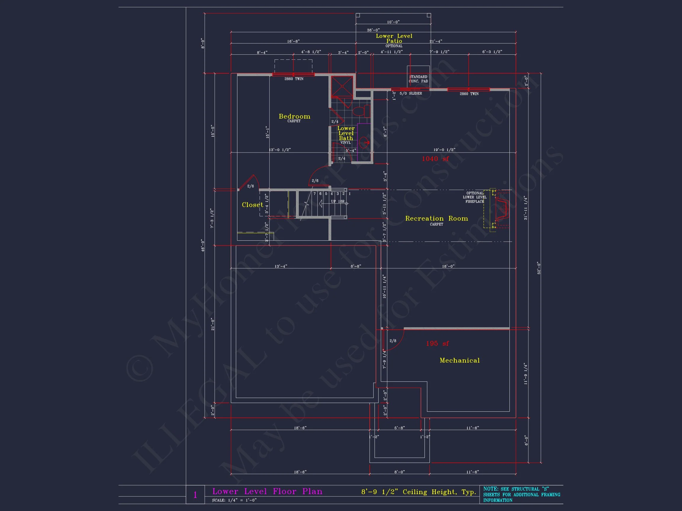 Modern Craftsman house Plan with 4 Beds and 3 Stories
