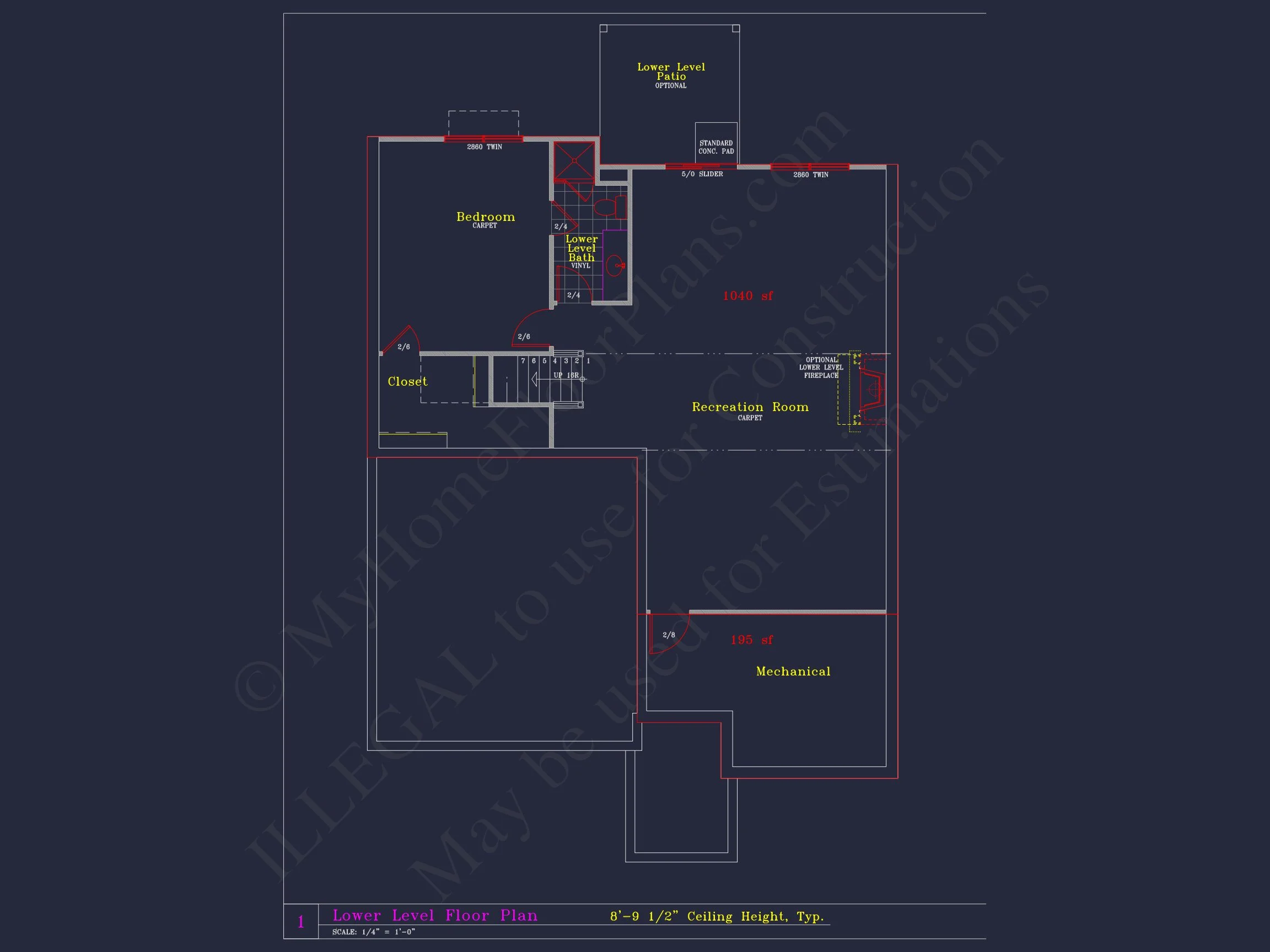 Modern Craftsman house Plan with 4 Beds and 3 Stories