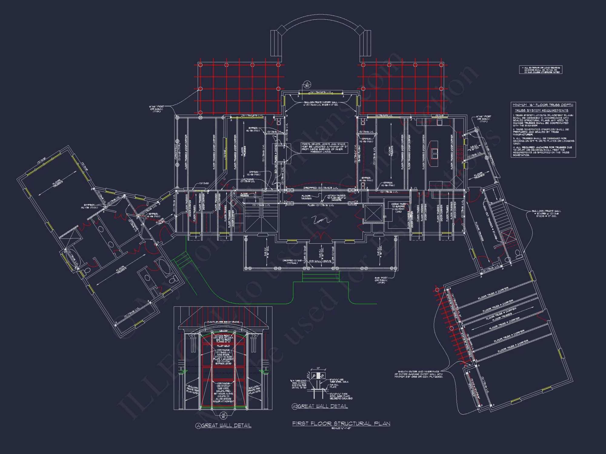 Elegant house Plan with Detailed Floor Blueprint and CAD Designs