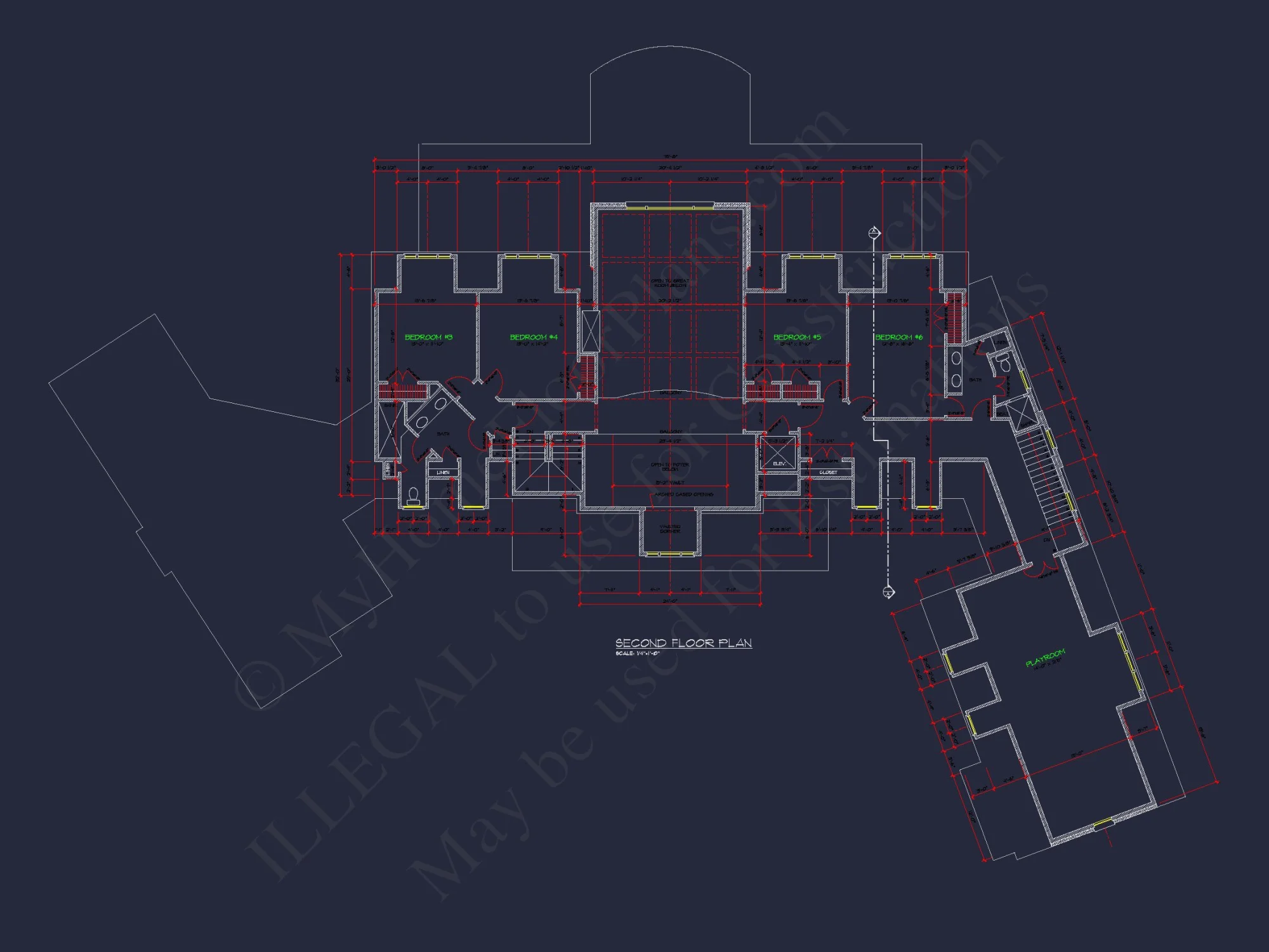 Elegant house Plan with Detailed Floor Blueprint and CAD Designs