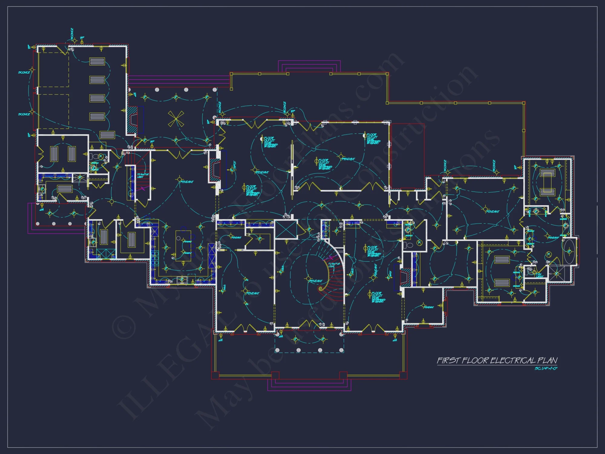 Luxury house Plan with Stunning Floor Plan, CAD Designs & Blueprint