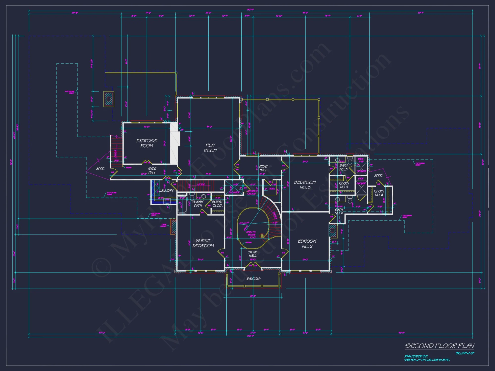 Luxury house Plan with Stunning Floor Plan, CAD Designs & Blueprint