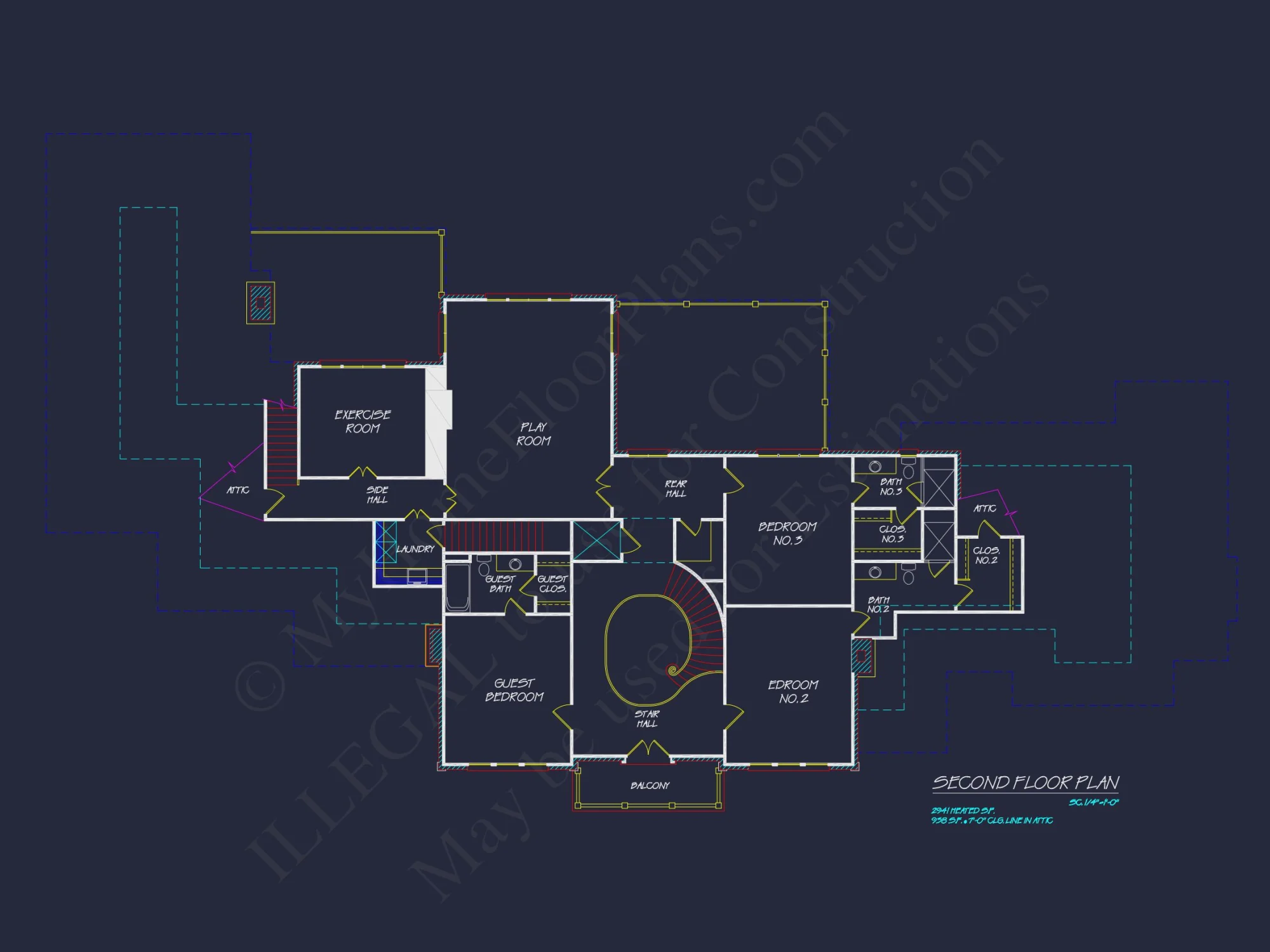 Luxury house Plan with Stunning Floor Plan, CAD Designs & Blueprint