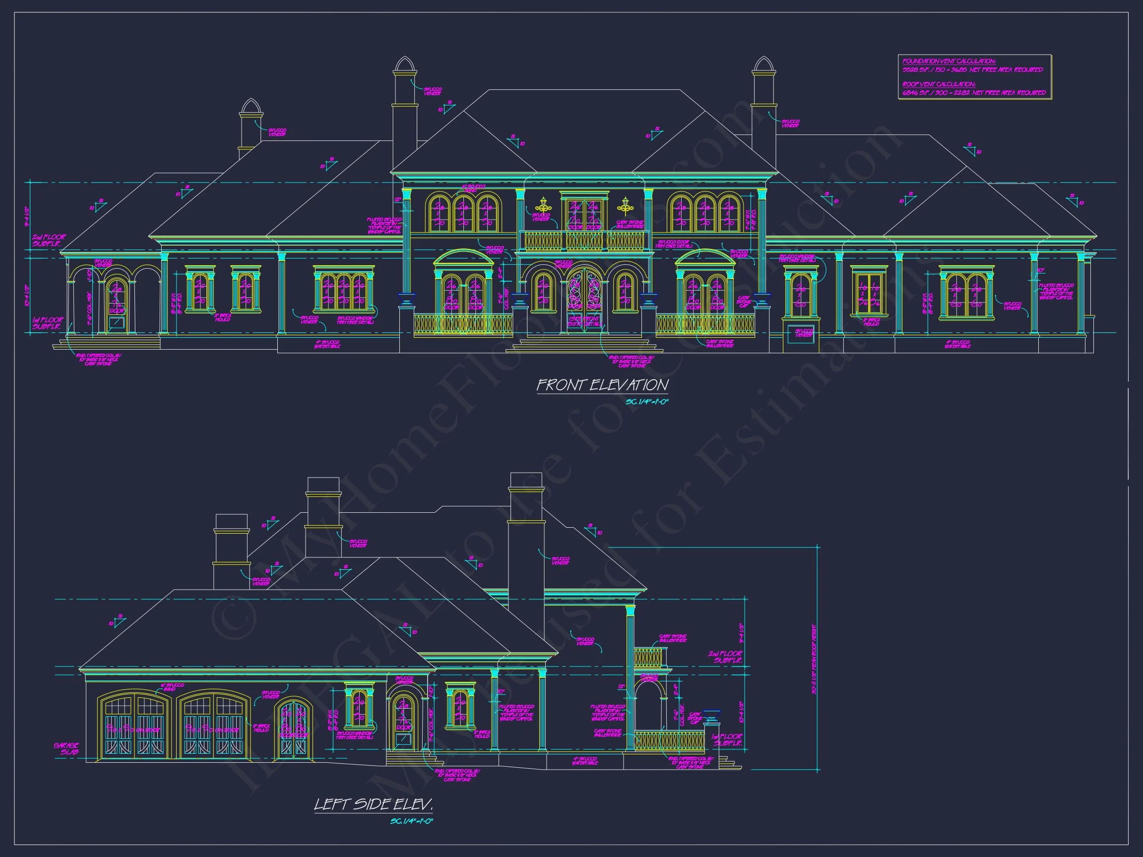 8-1637 HOUSE PLAN - Luxury House Plan with Stunning Floor Plan, CAD Designs & Blueprint 7 Luxury house Plan with Stunning Floor Plan, CAD Designs & Blueprint