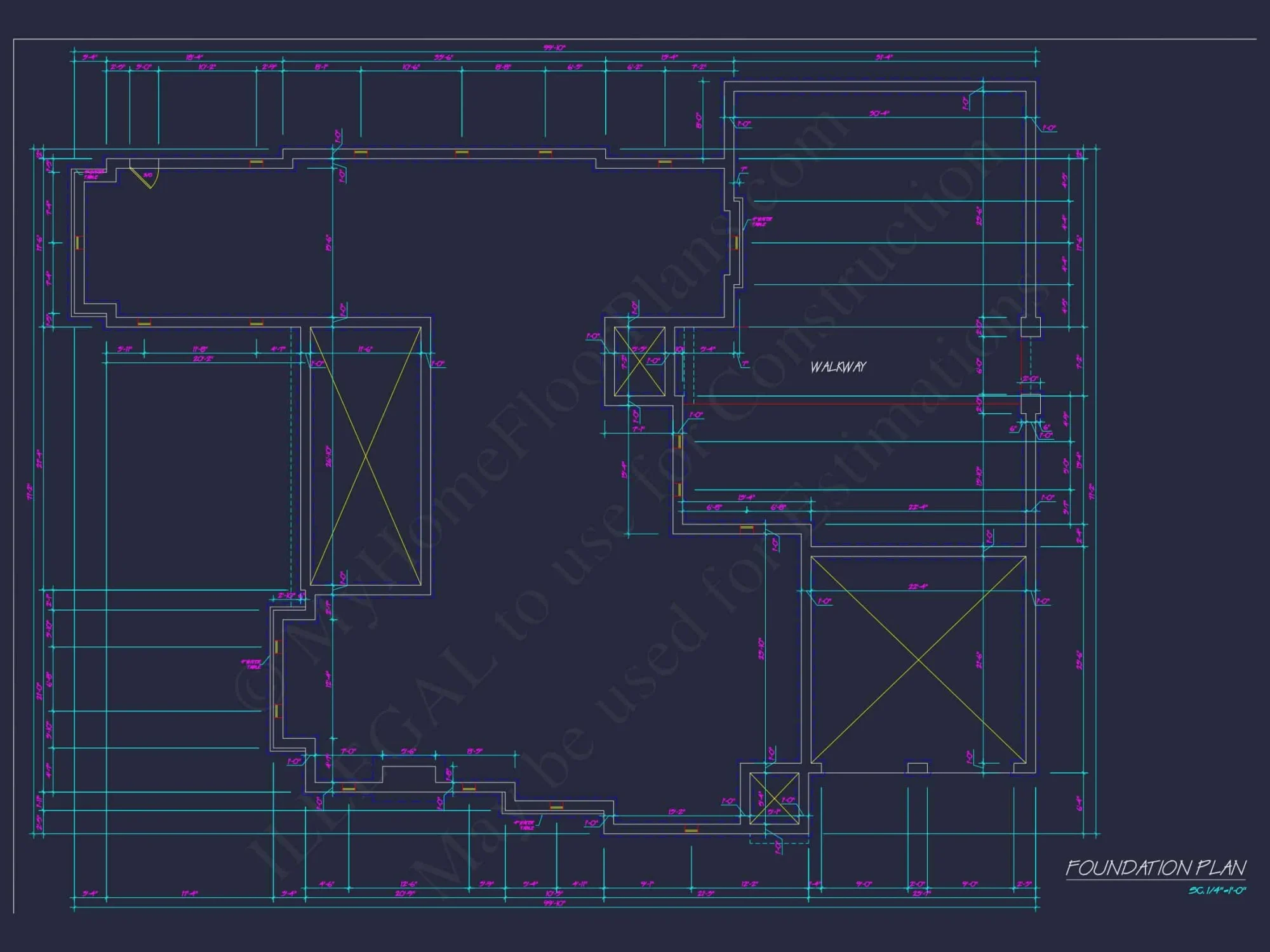 Elegant house Design: Floor Plan & Blueprint CAD for Architects