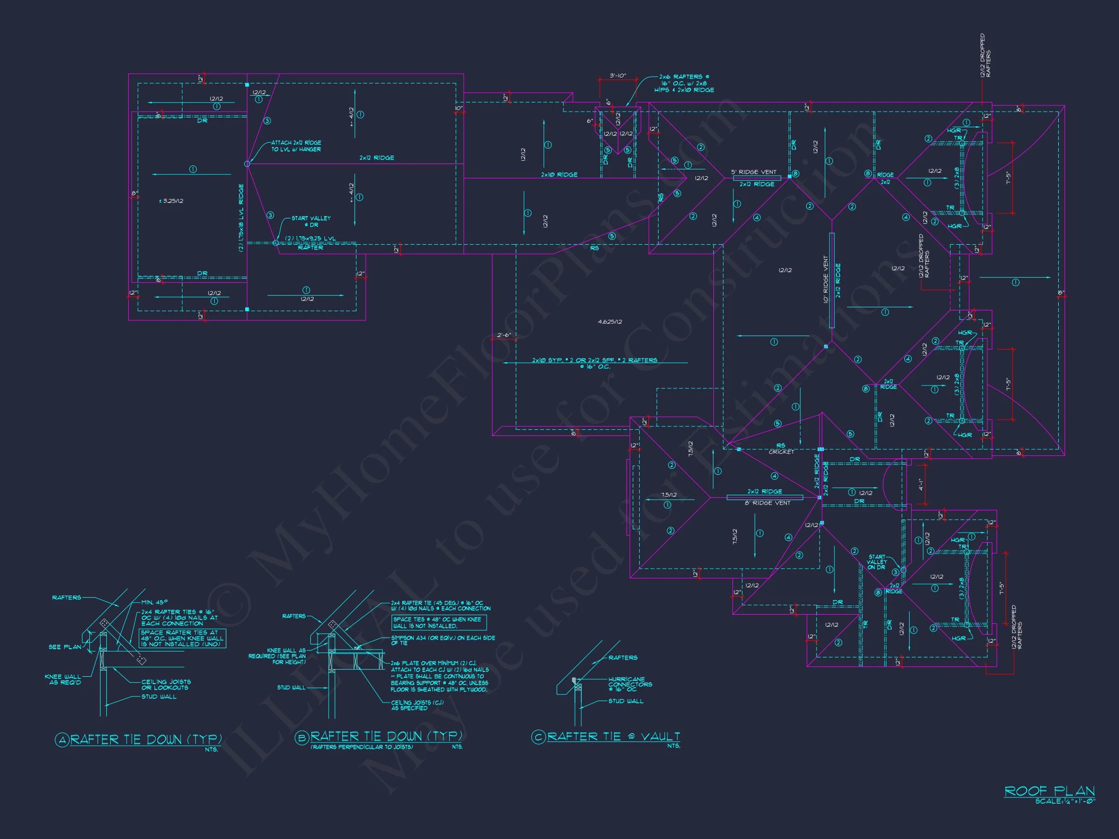 8-1415 HOUSE PLAN - Traditional Craftsman House Plan with 4 Beds, 3 Garage Bays, and Vaulted Ceilings 45 Traditional Craftsman house Plan with 4 Beds, 3 Garage Bays, and Vaulted Ceilings