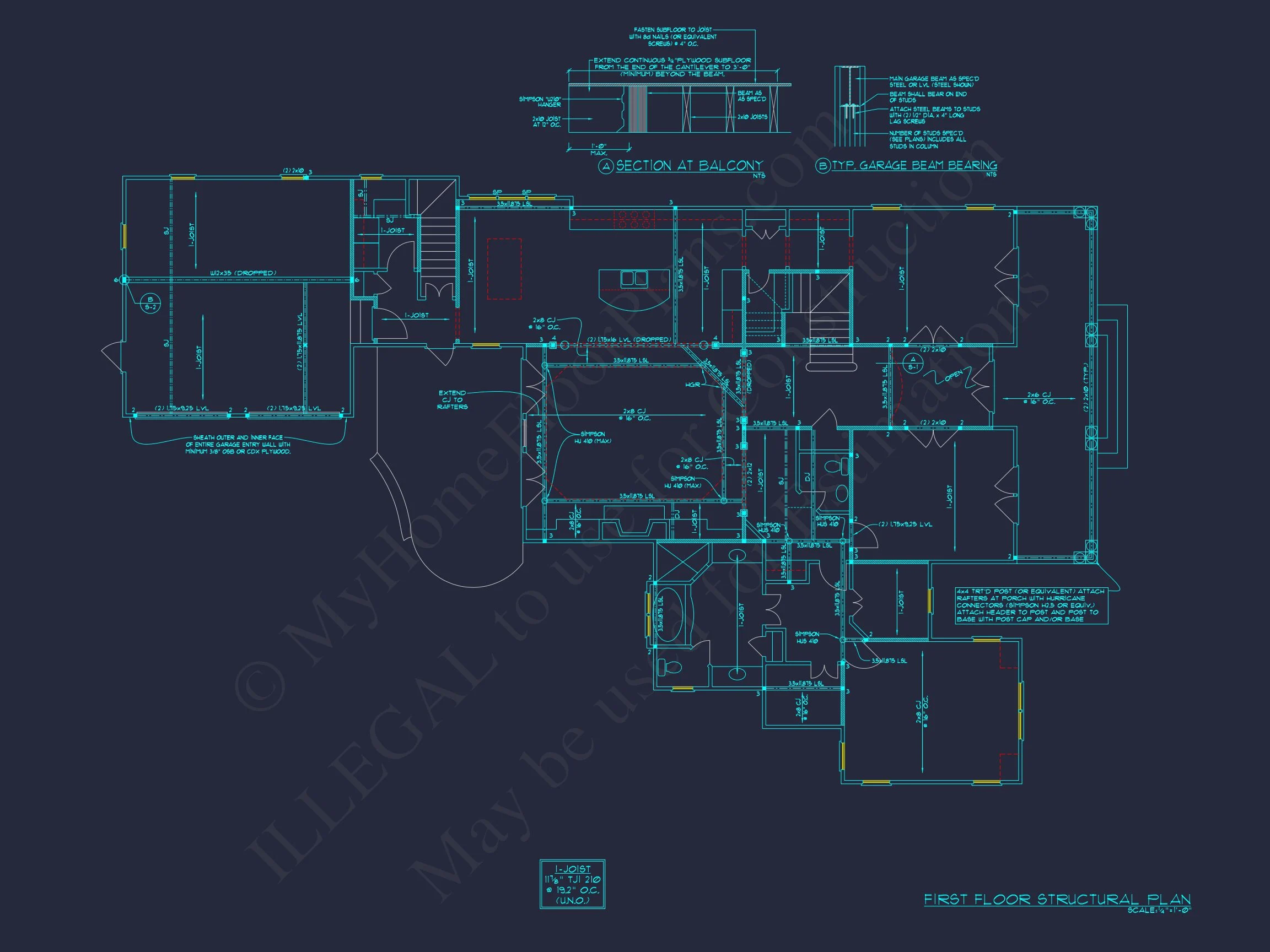 8-1415 HOUSE PLAN - Traditional Craftsman House Plan with 4 Beds, 3 Garage Bays, and Vaulted Ceilings 43 Traditional Craftsman house Plan with 4 Beds, 3 Garage Bays, and Vaulted Ceilings