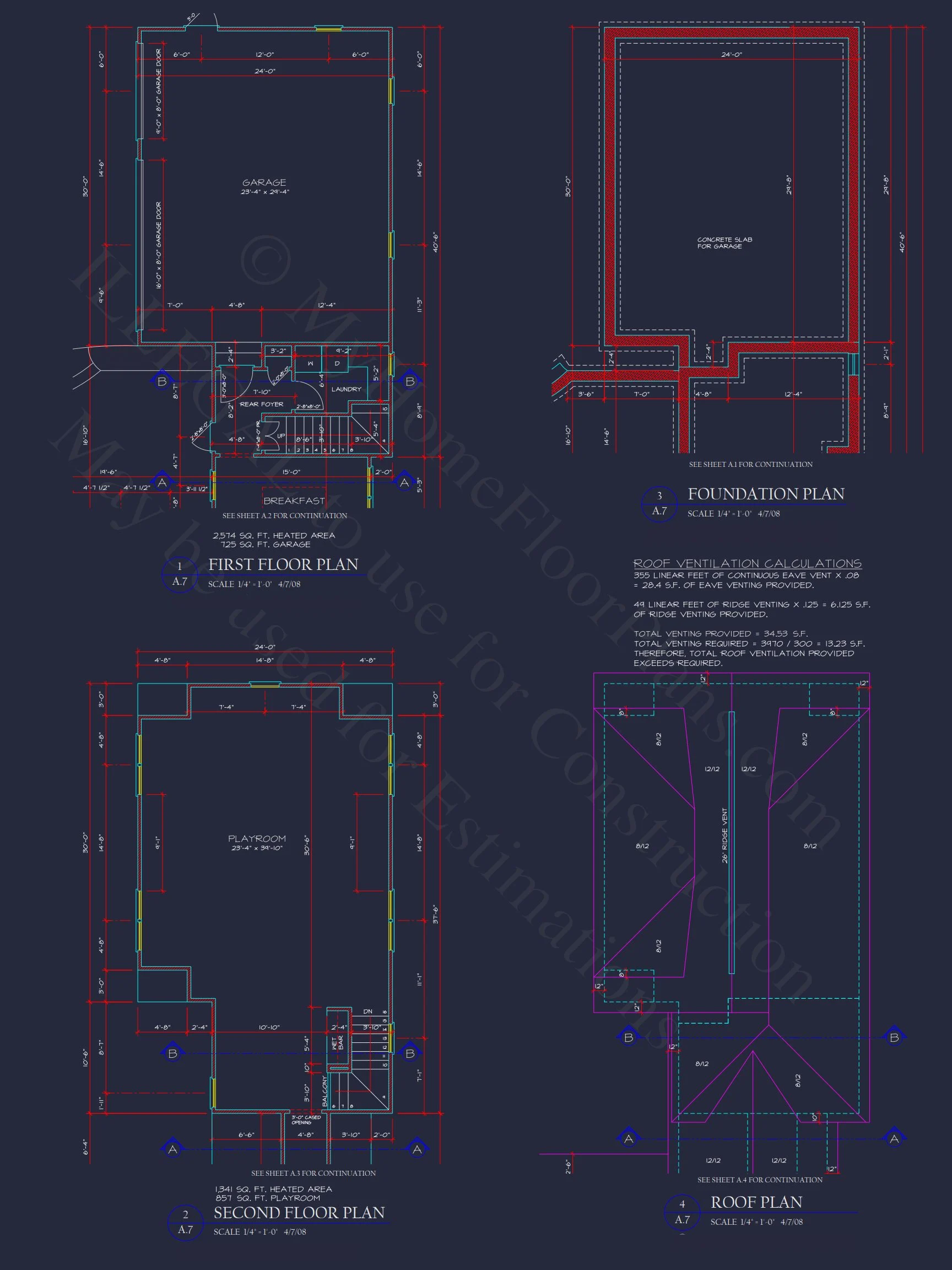 8-1415 HOUSE PLAN - Traditional Craftsman House Plan with 4 Beds, 3 Garage Bays, and Vaulted Ceilings 38 Traditional Craftsman house Plan with 4 Beds, 3 Garage Bays, and Vaulted Ceilings
