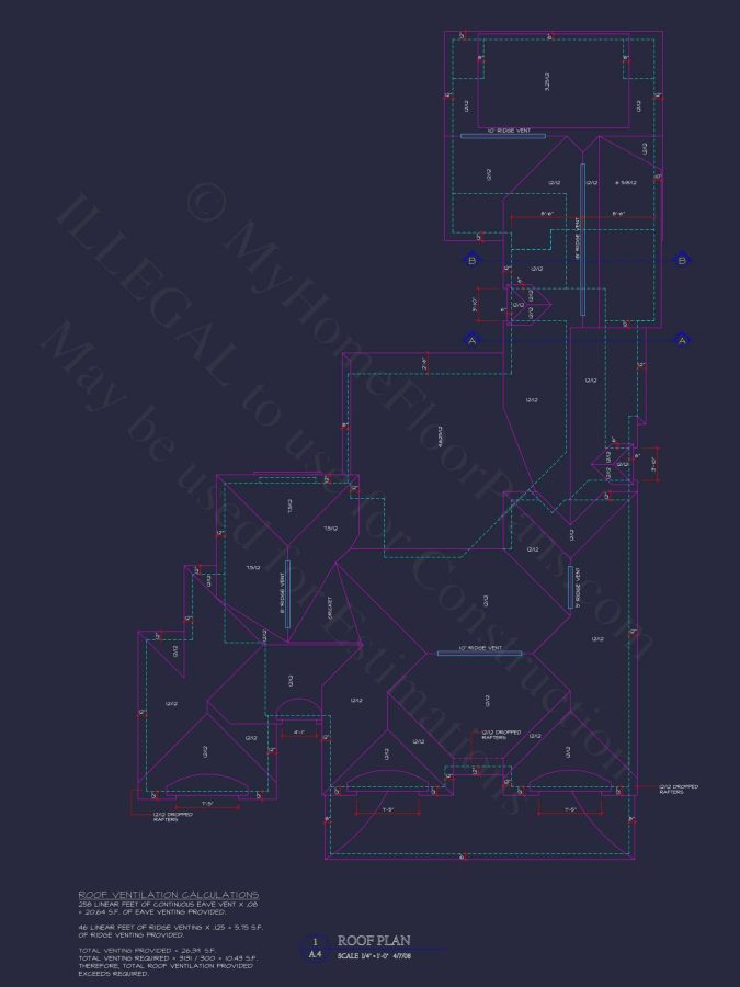 Traditional Craftsman house Plan with 4 Beds, 3 Garage Bays, and Vaulted Ceilings