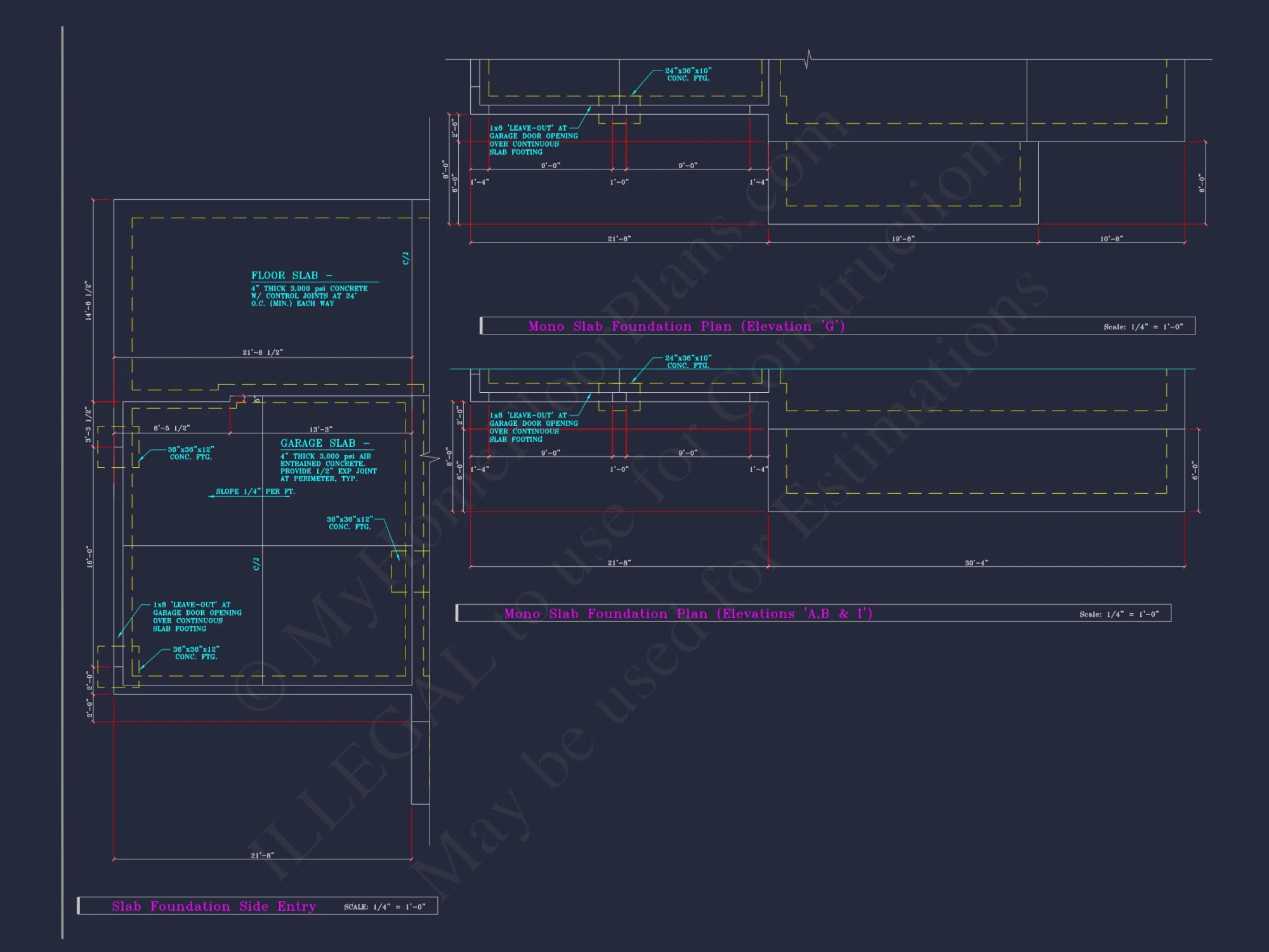 Colonial Revival house Plan - 4 Bed, 4 Bath, with CAD Designs