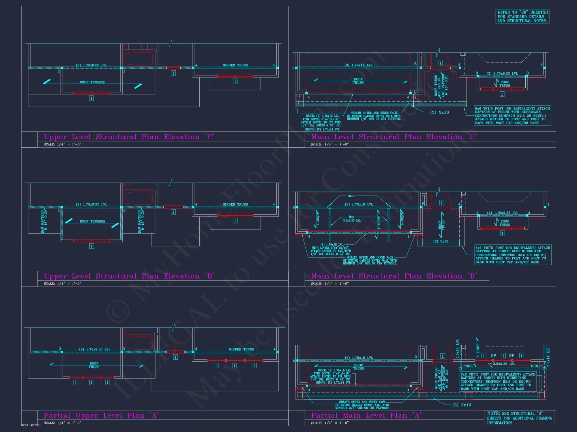 Spacious 3-Story house Plan with CAD Blueprints and Designs