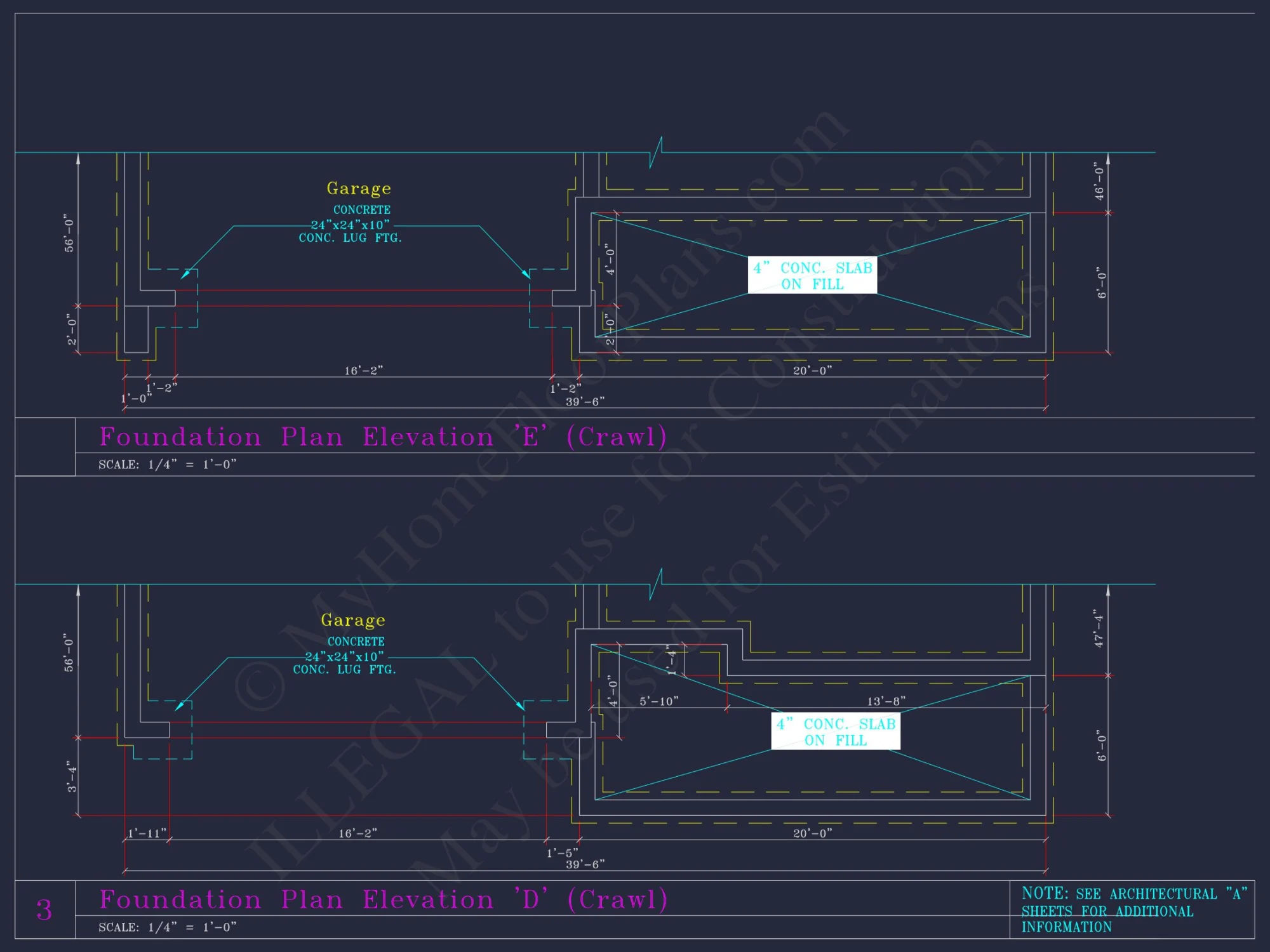 Spacious 3-Story house Plan with CAD Blueprints and Designs