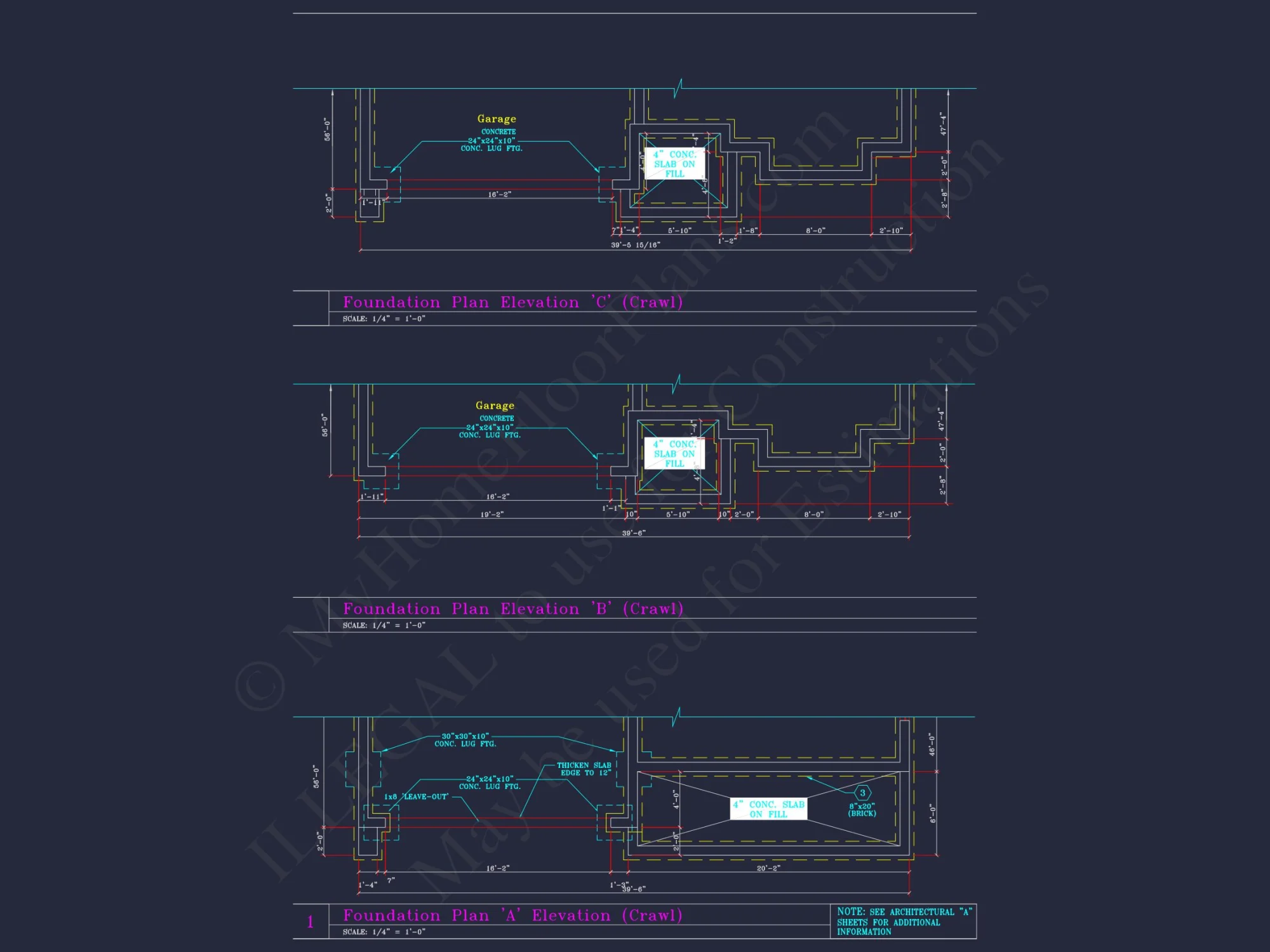 Spacious 3-Story house Plan with CAD Blueprints and Designs
