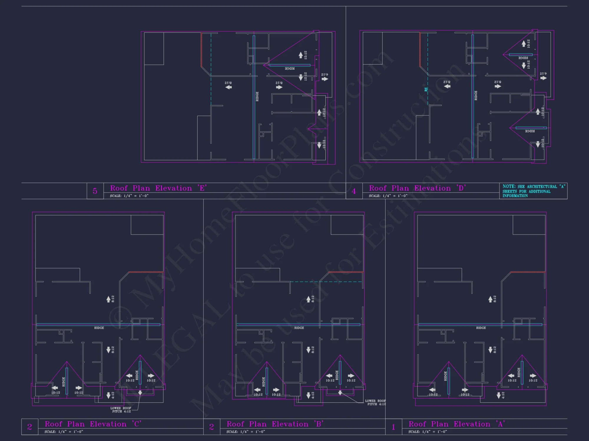 Spacious 3-Story house Plan with CAD Blueprints and Designs