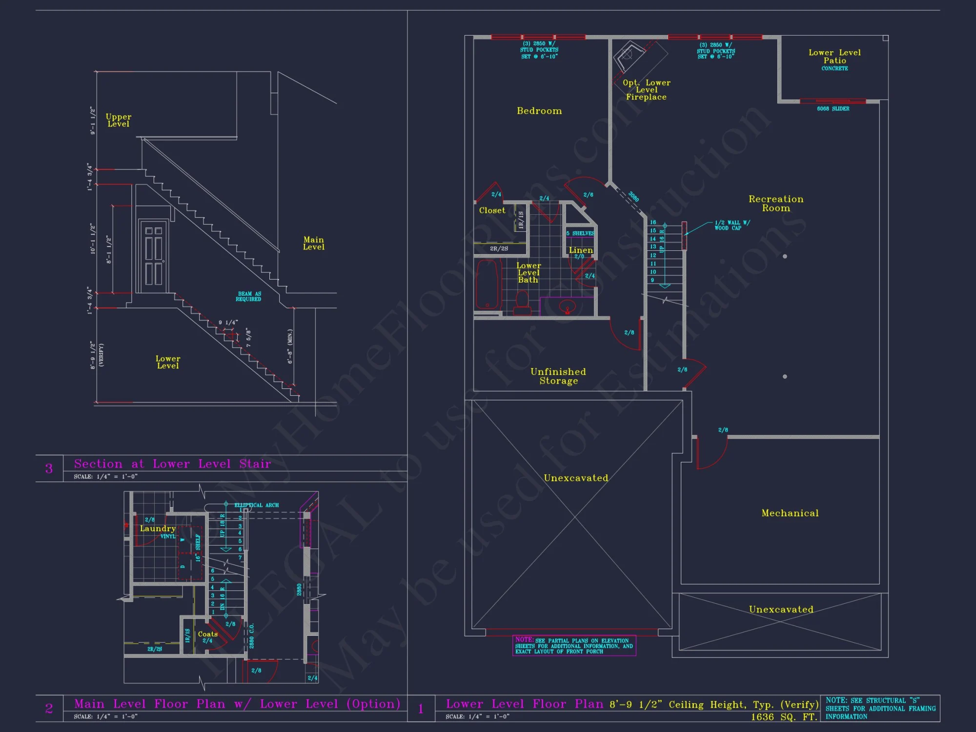 Spacious 3-Story house Plan with CAD Blueprints and Designs