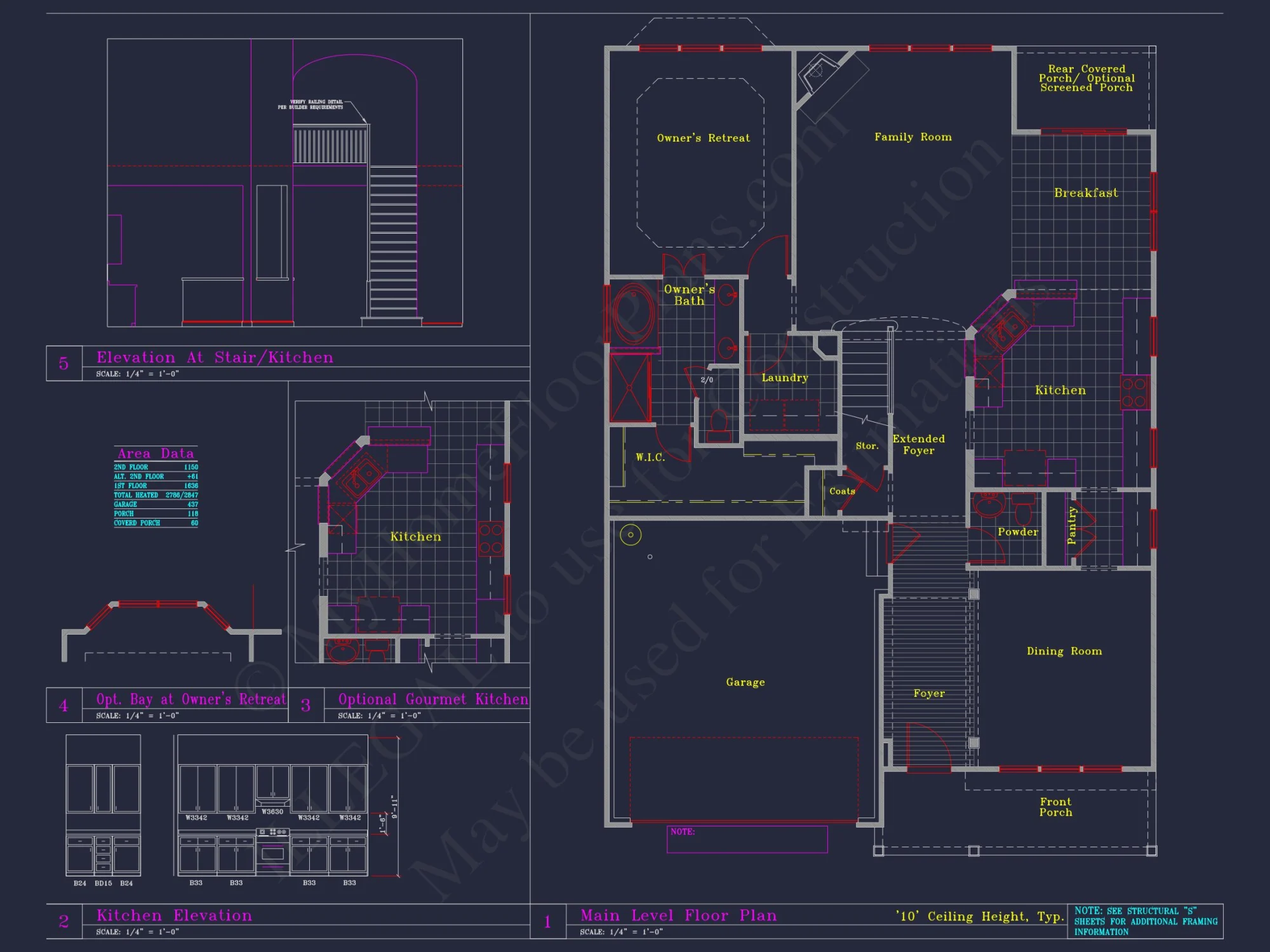 Spacious 3-Story house Plan with CAD Blueprints and Designs