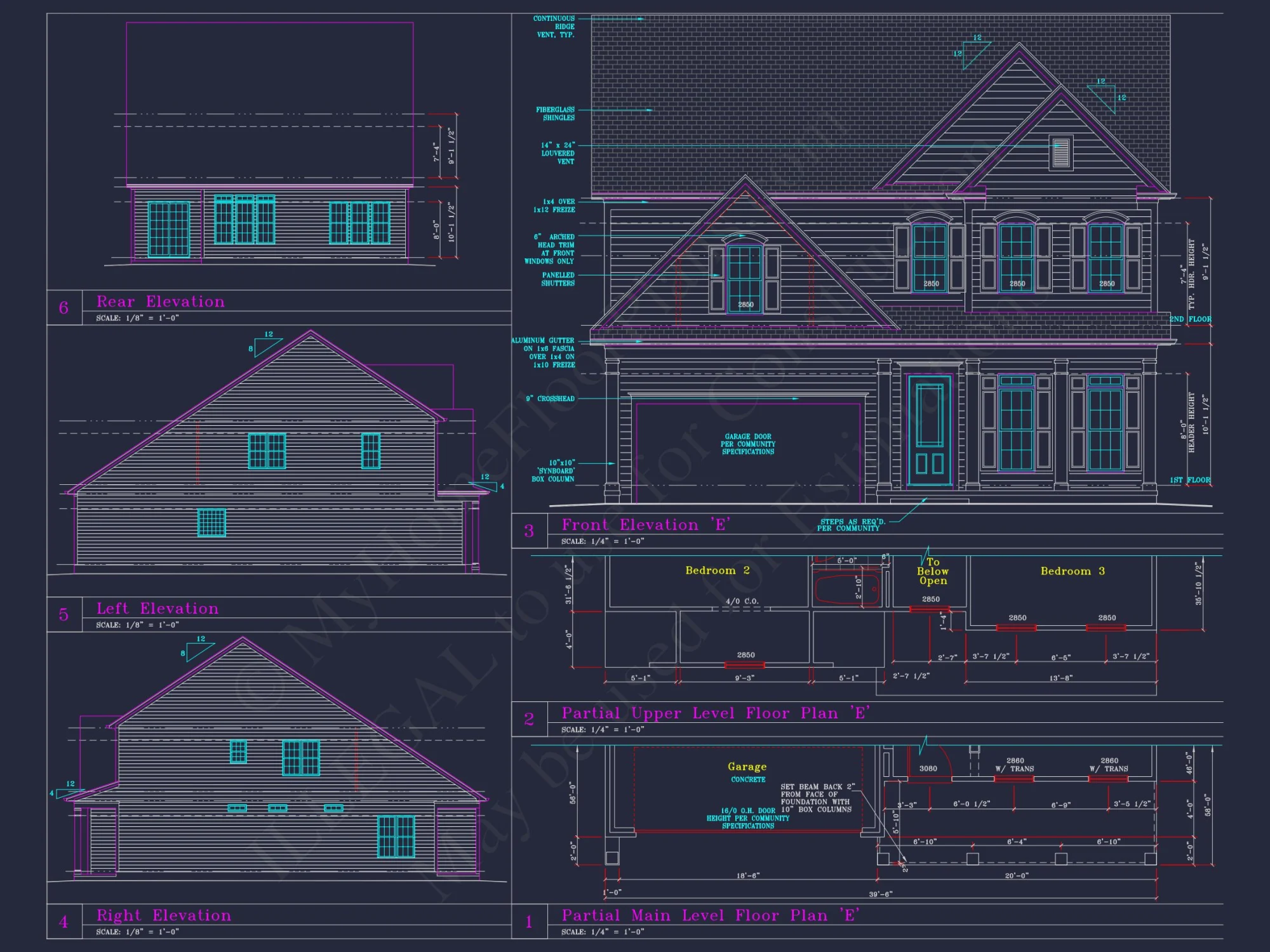 Spacious 3-Story house Plan with CAD Blueprints and Designs