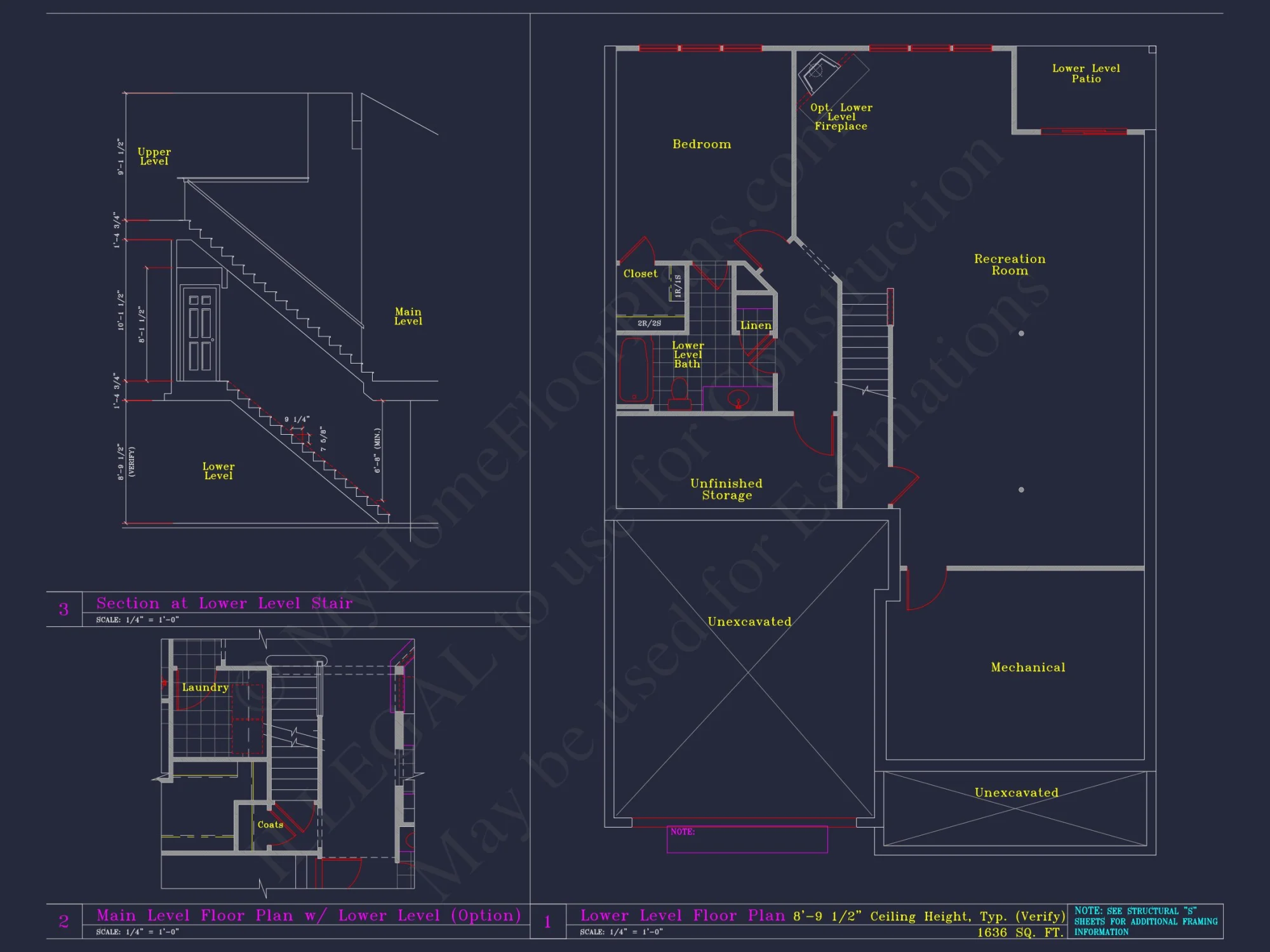 Spacious 3-Story house Plan with CAD Blueprints and Designs