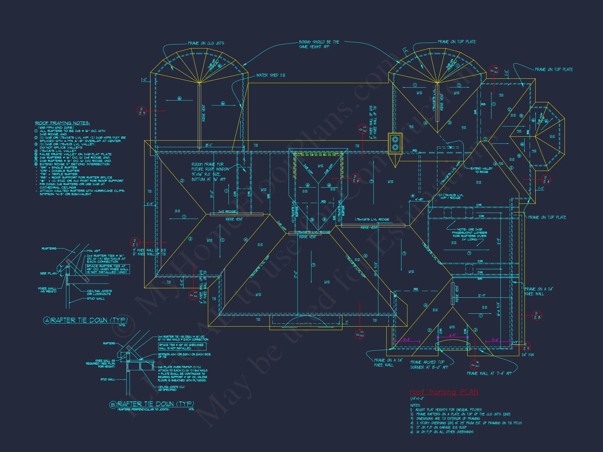 Elegant house Plan with Detailed Floor Plans, CAD Designs & Blueprint