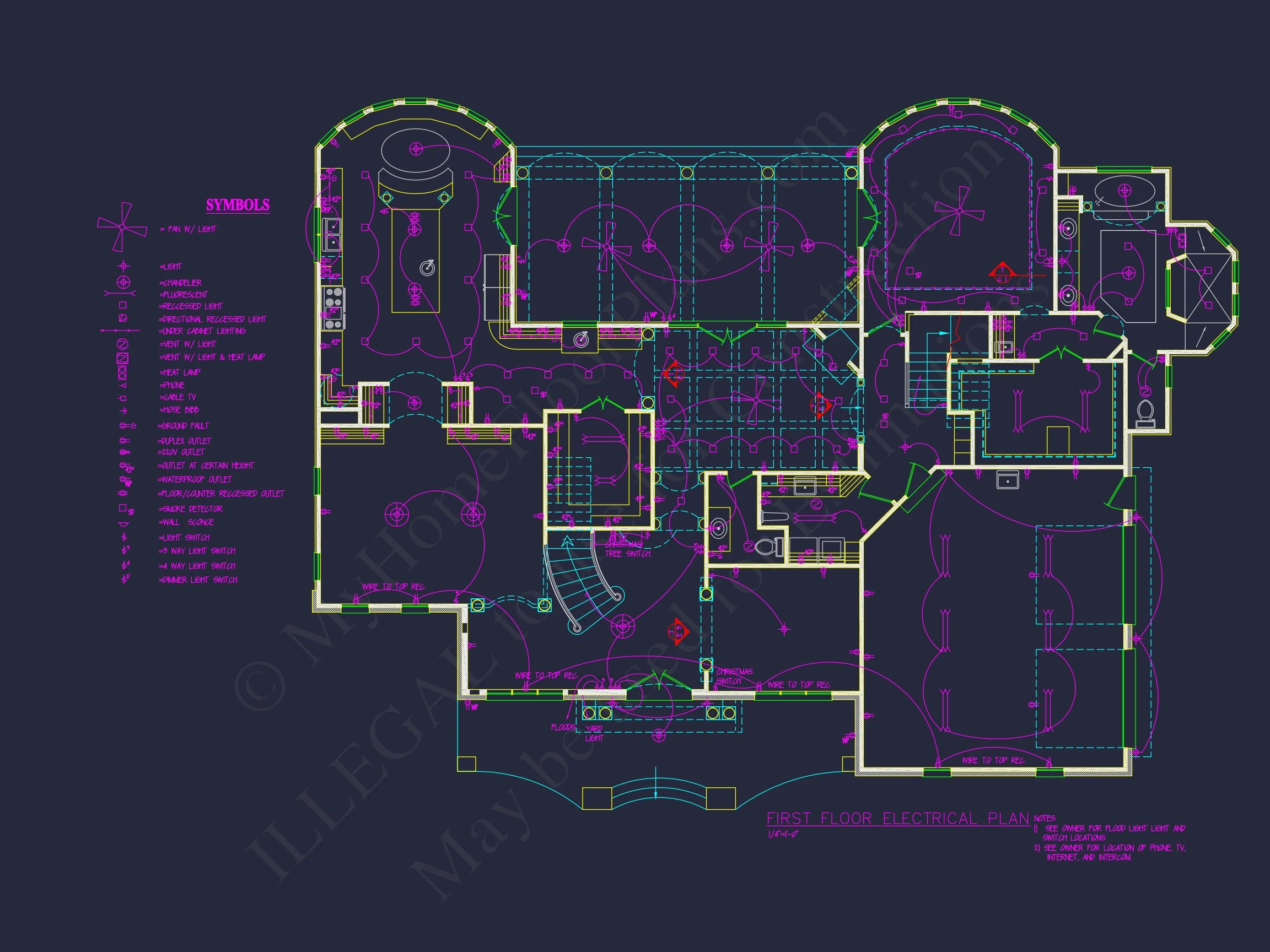 Elegant house Plan with Detailed Floor Plans, CAD Designs & Blueprint