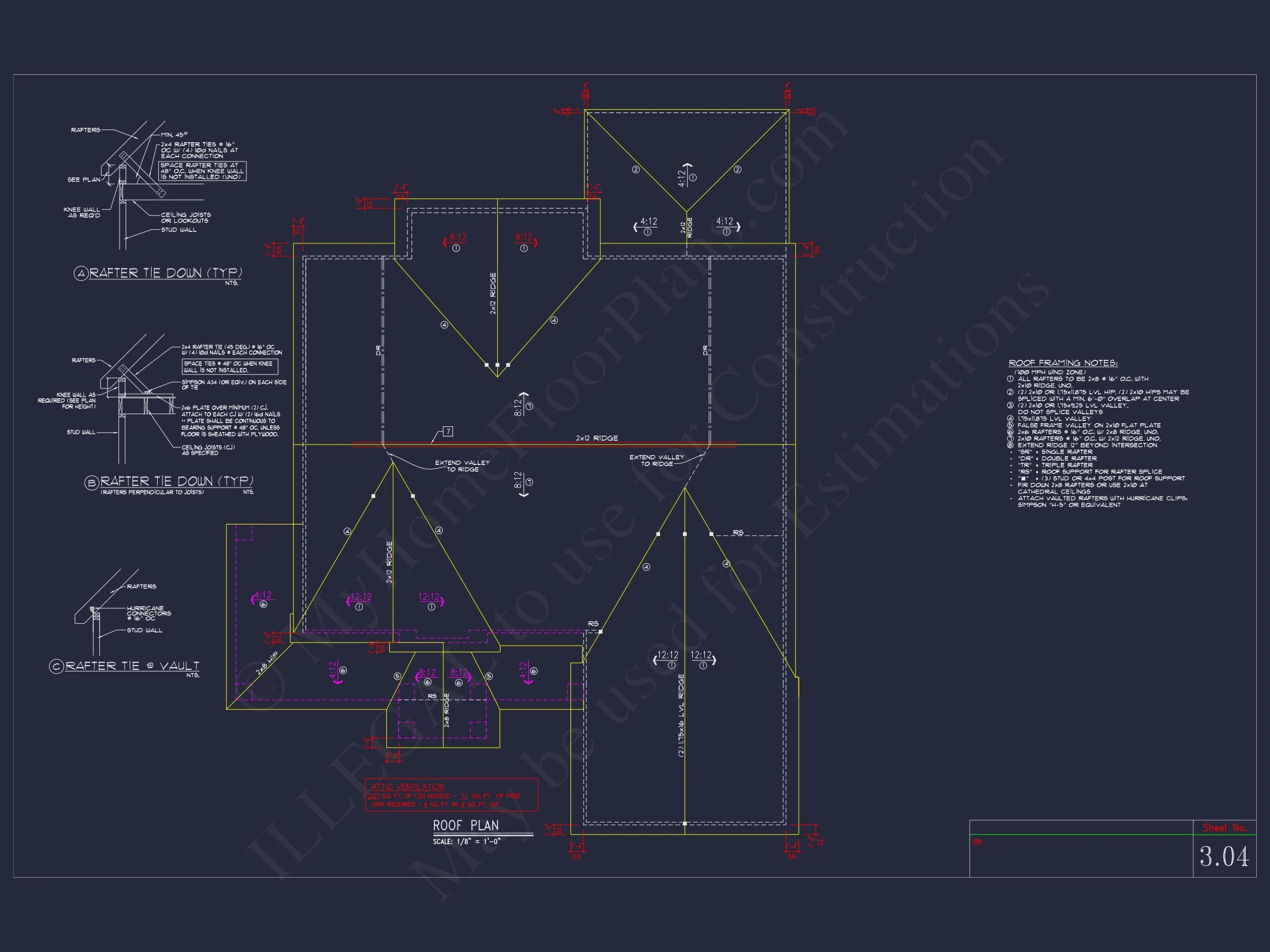 8-1031 HOUSE PLAN - Beautiful 2-Story House Plan with 5 Bedrooms, Bonus Room & 3-Car Garage 19 Beautiful 2-Story house Plan with 5 Bedrooms, Bonus Room & 3-Car Garage