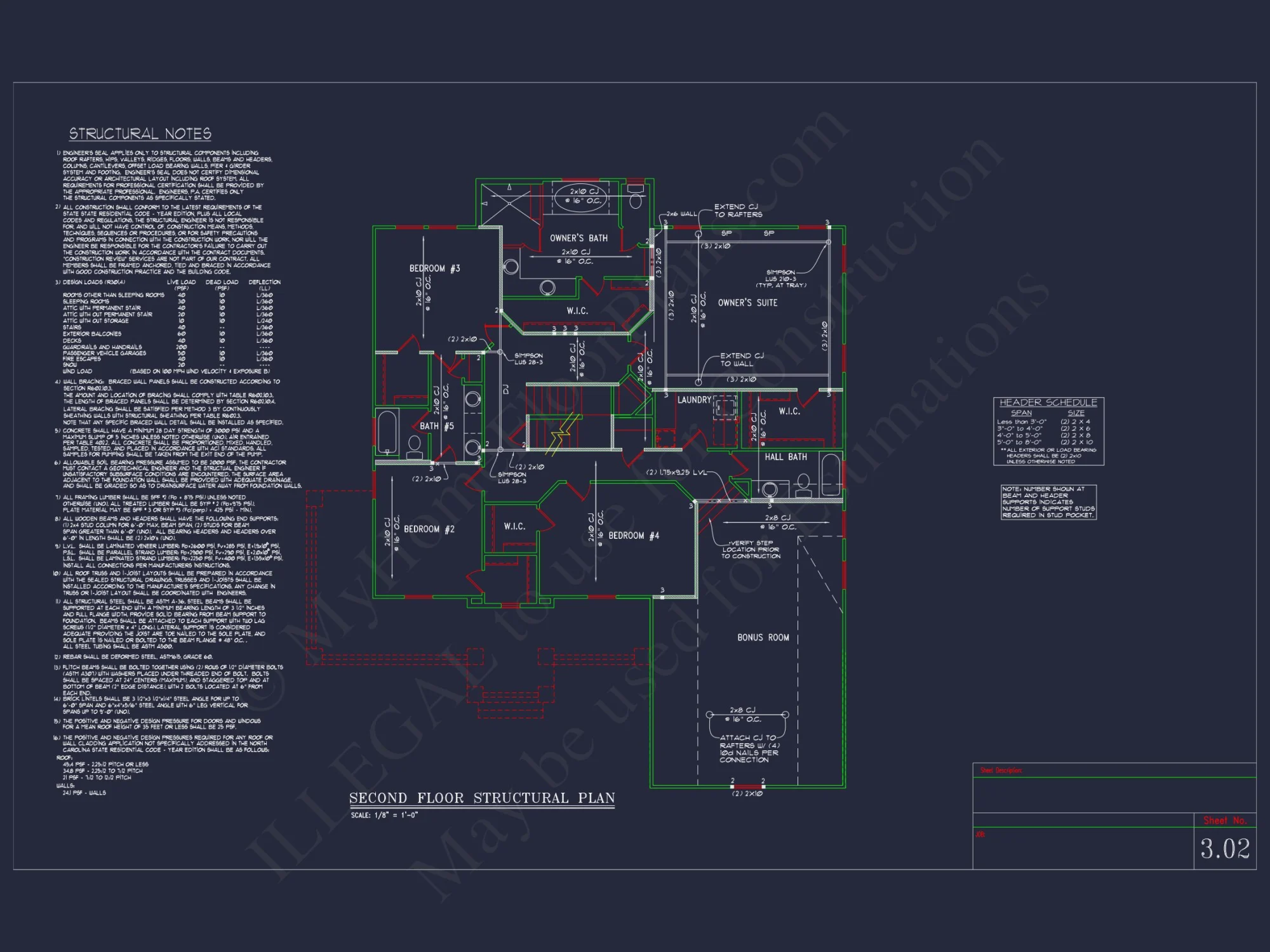 Beautiful 2-Story house Plan with 5 Bedrooms, Bonus Room & 3-Car Garage