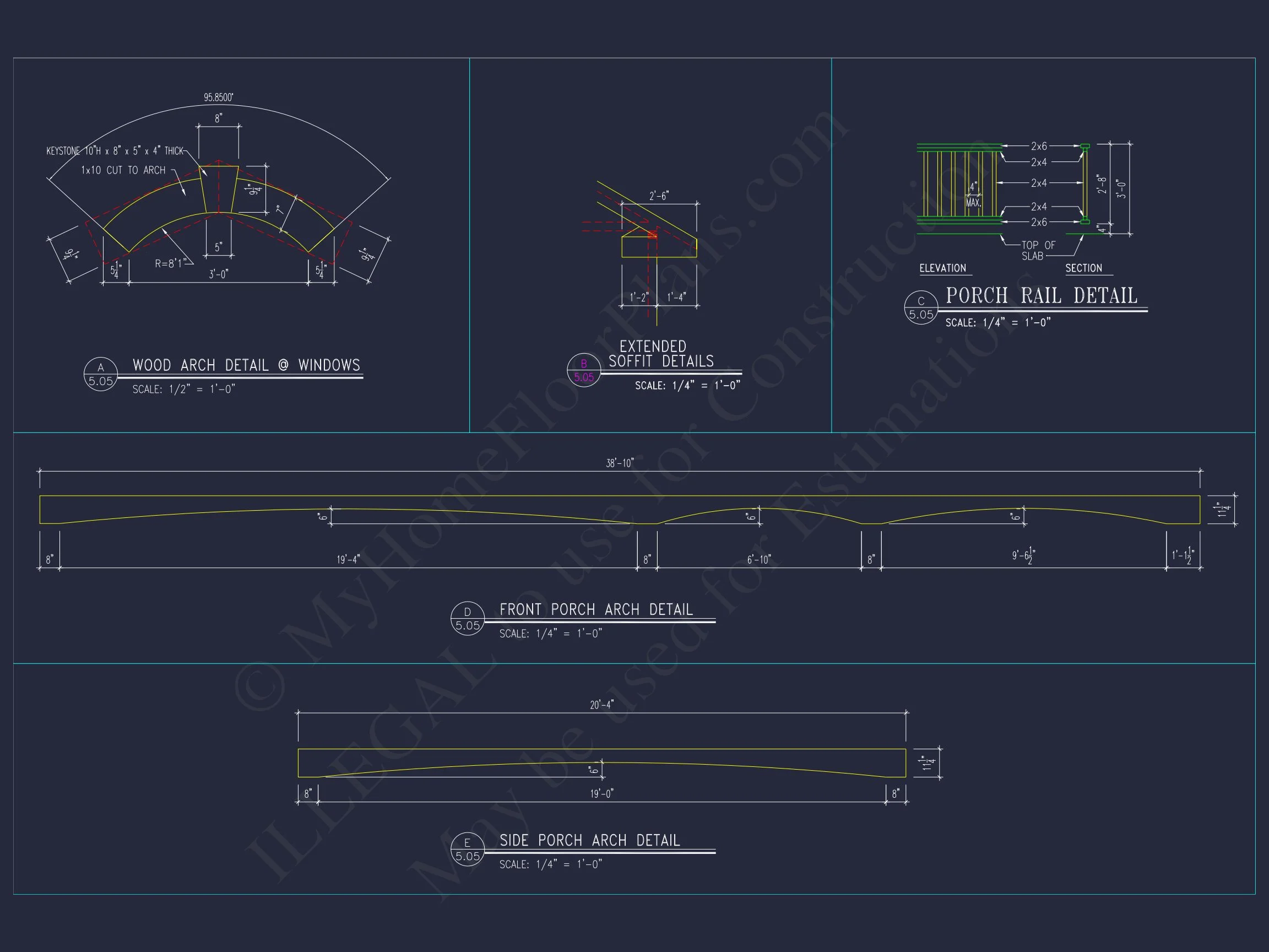 8-1031 HOUSE PLAN - Beautiful 2-Story House Plan with 5 Bedrooms, Bonus Room & 3-Car Garage 9 Beautiful 2-Story house Plan with 5 Bedrooms, Bonus Room & 3-Car Garage