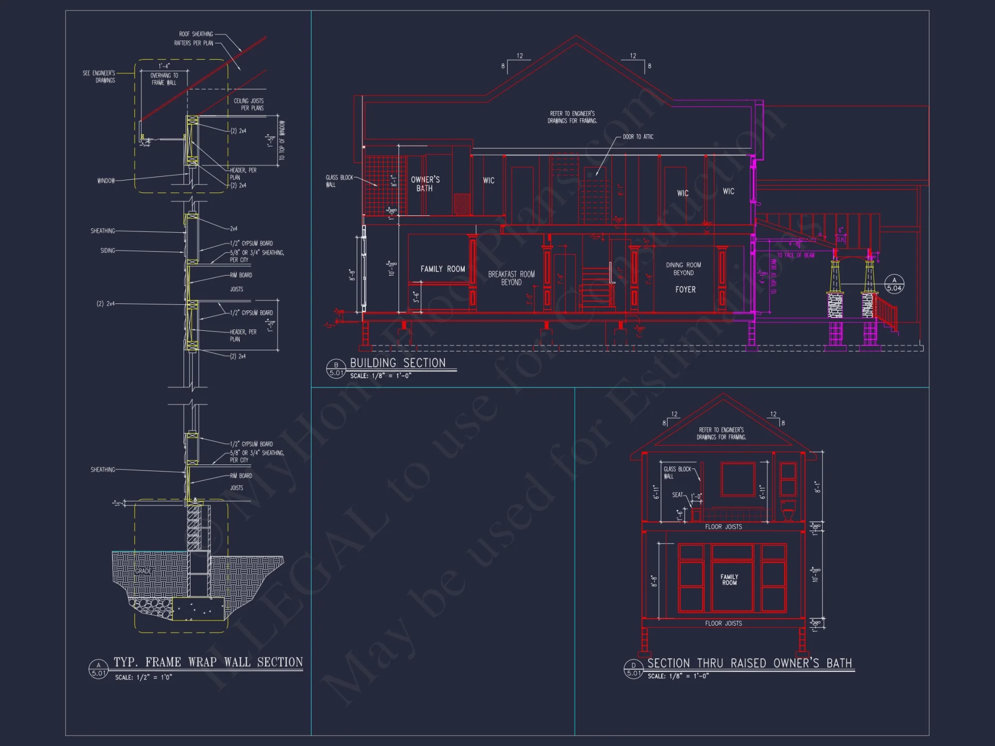 Beautiful 2-Story house Plan with 5 Bedrooms, Bonus Room & 3-Car Garage