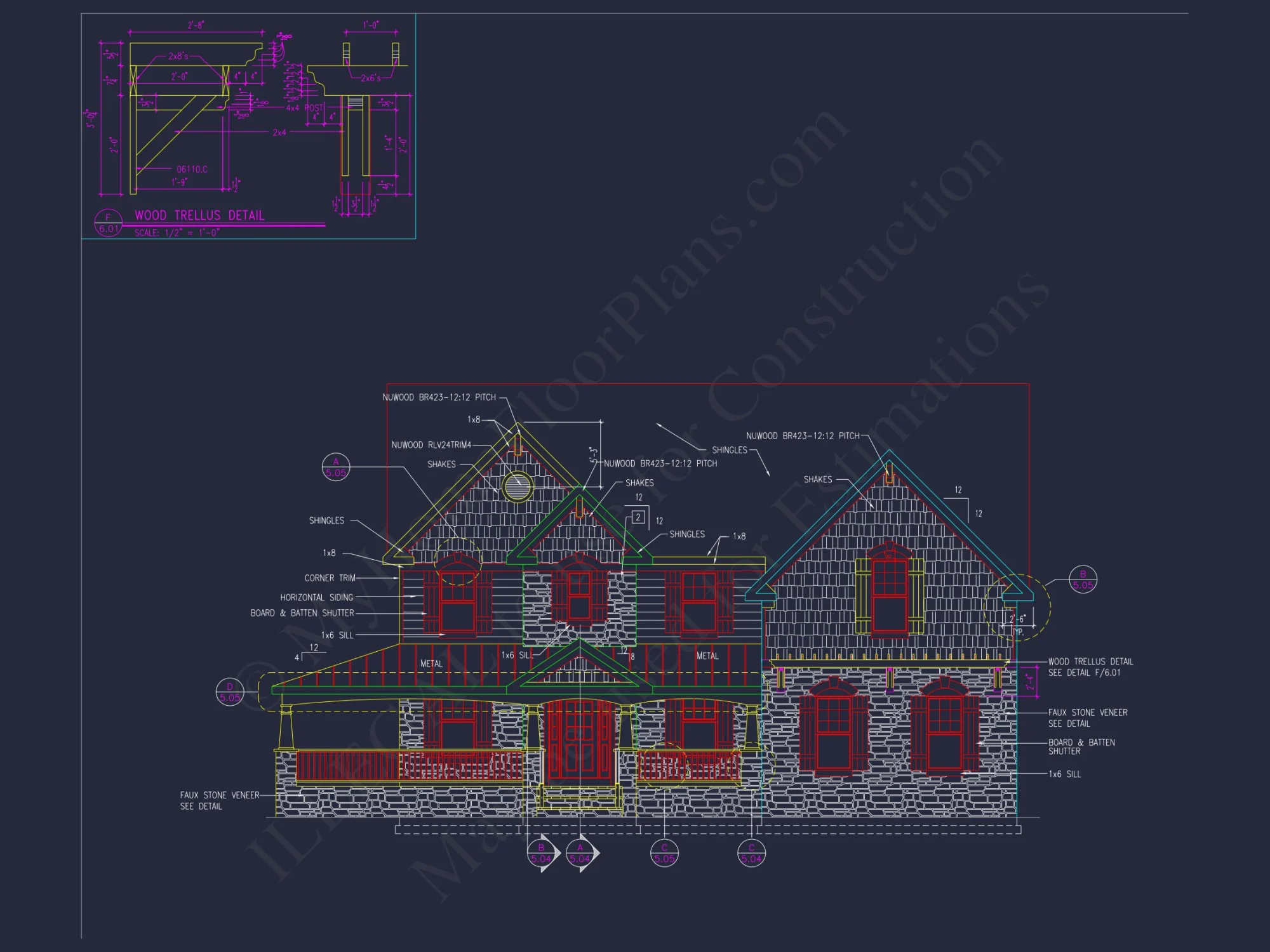 Beautiful 2-Story house Plan with 5 Bedrooms, Bonus Room & 3-Car Garage
