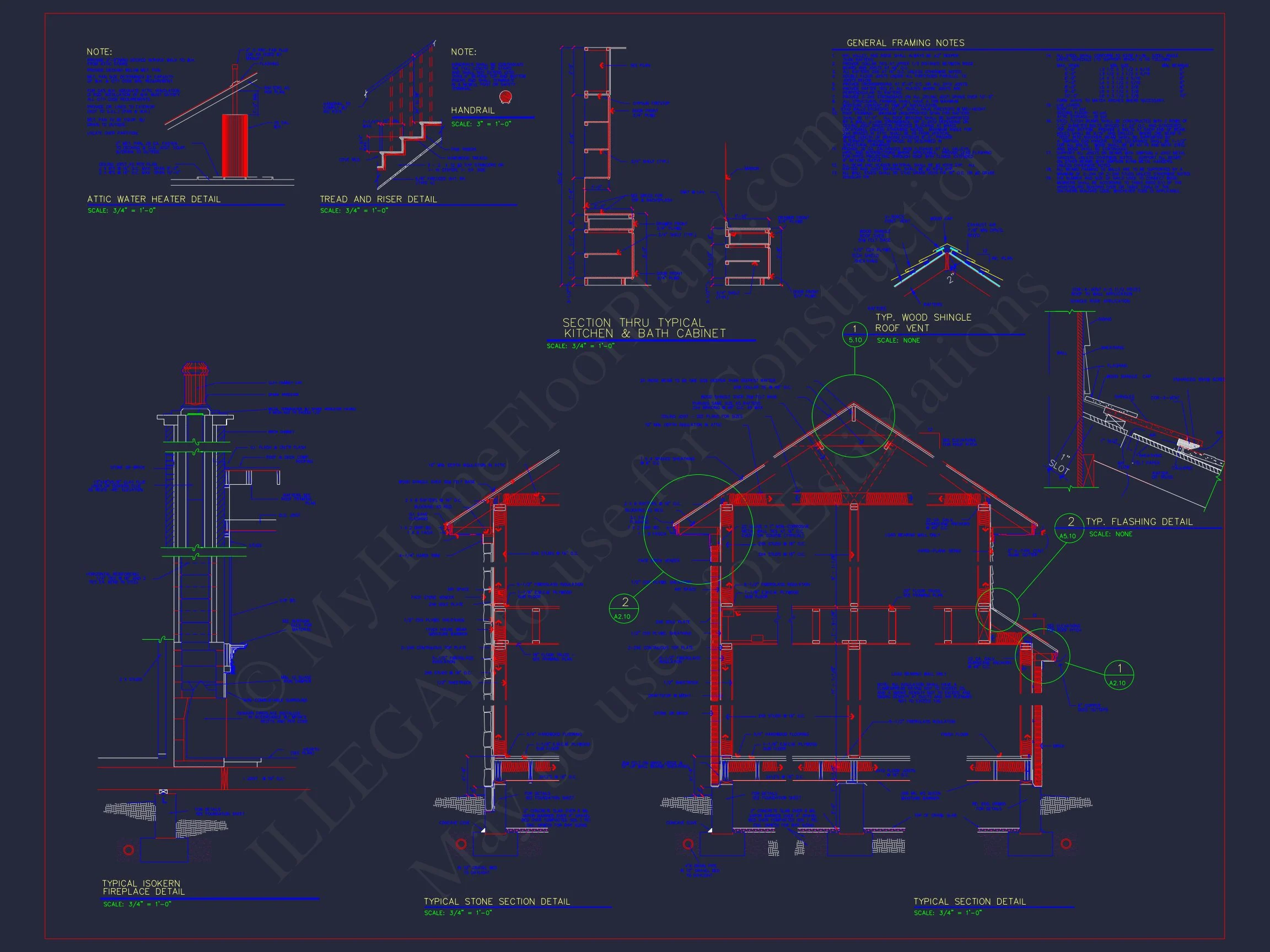 7-2367 HOUSE PLAN - Stunning French Country House Plan with 1.5 Stories & CAD Designs 27 Stunning French Country house Plan with 1.5 Stories & CAD Designs