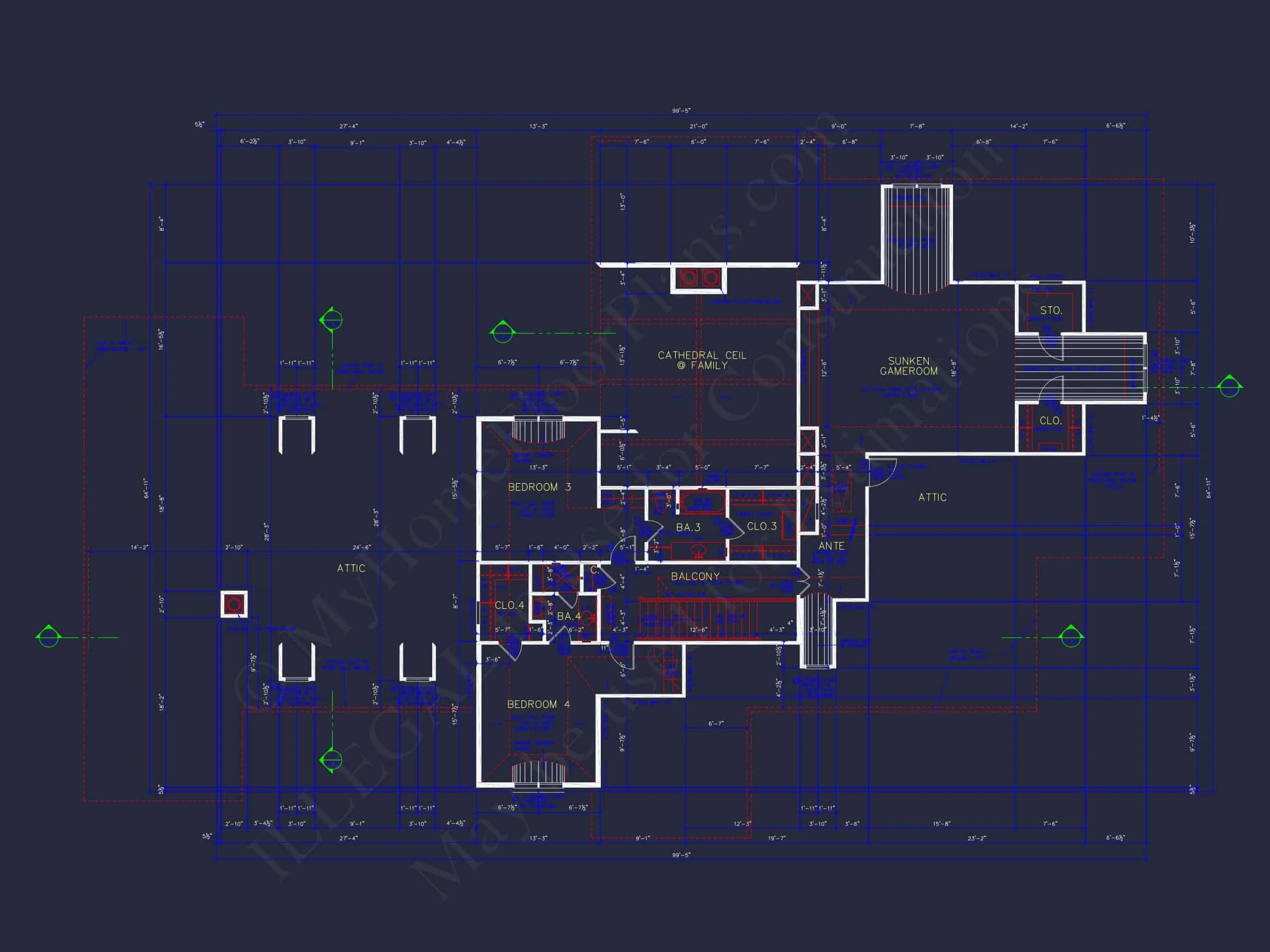 7-2367 HOUSE PLAN - Stunning French Country House Plan with 1.5 Stories & CAD Designs 20 Stunning French Country house Plan with 1.5 Stories & CAD Designs
