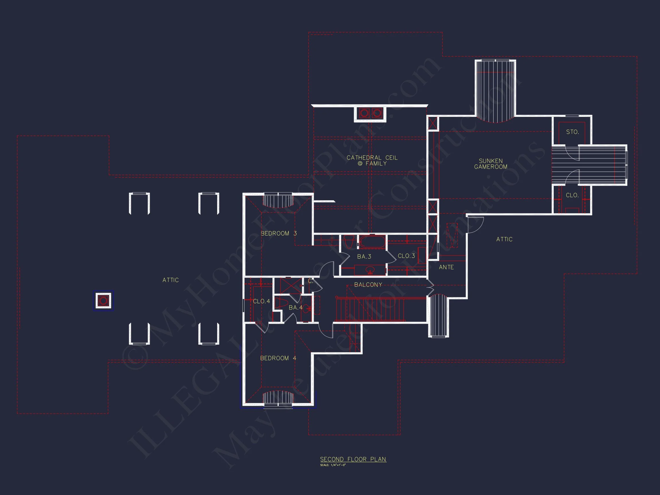 7-2367 HOUSE PLAN - Stunning French Country House Plan with 1.5 Stories & CAD Designs 18 Stunning French Country house Plan with 1.5 Stories & CAD Designs