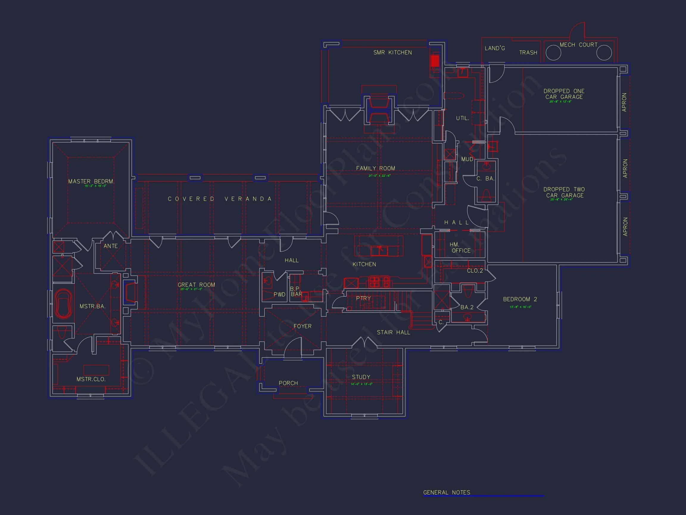 7-2367 HOUSE PLAN - Stunning French Country House Plan with 1.5 Stories & CAD Designs 17 Stunning French Country house Plan with 1.5 Stories & CAD Designs