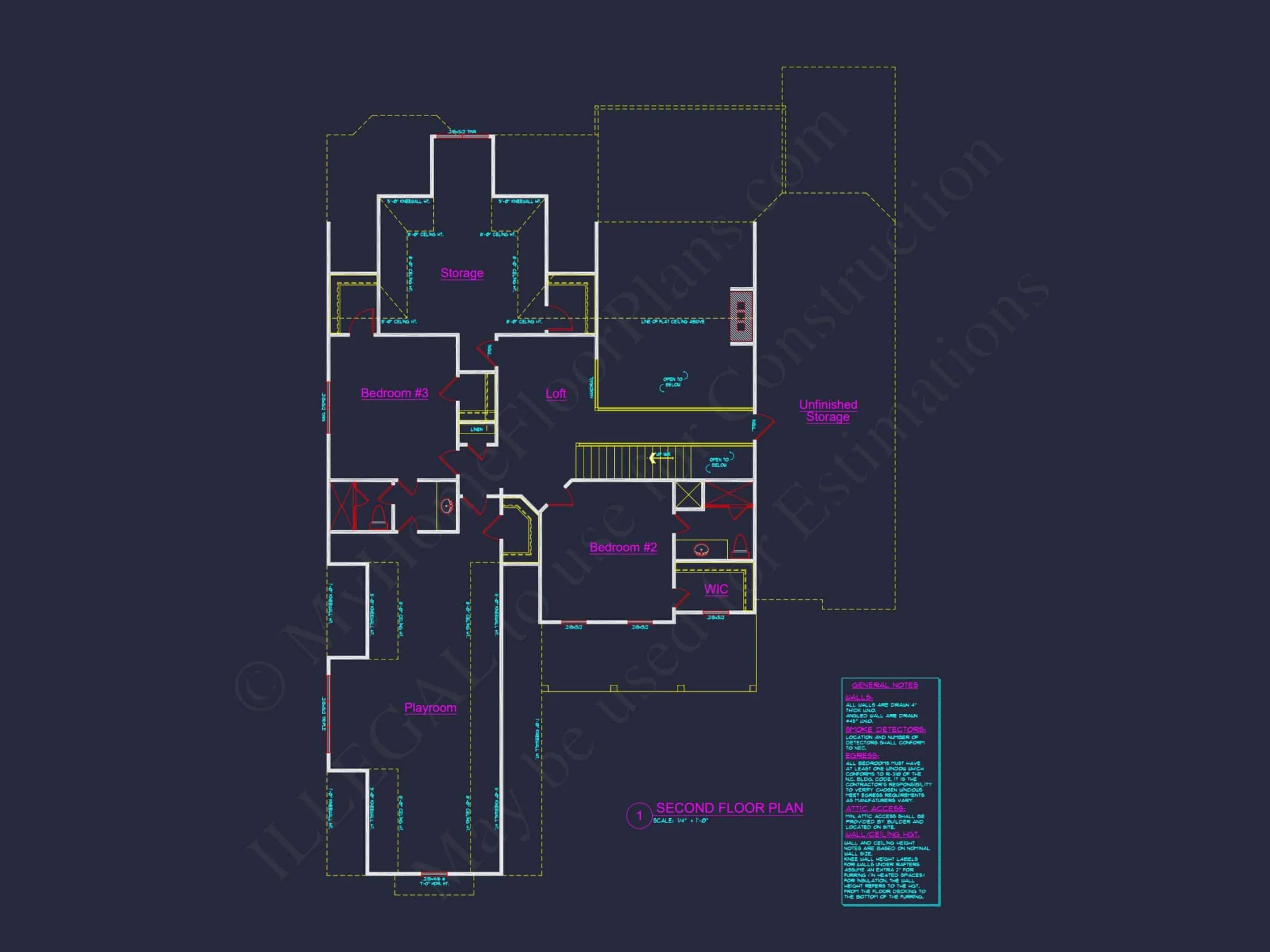 Spacious 2-Story house Plan: CAD-Ready Floor Plan Design