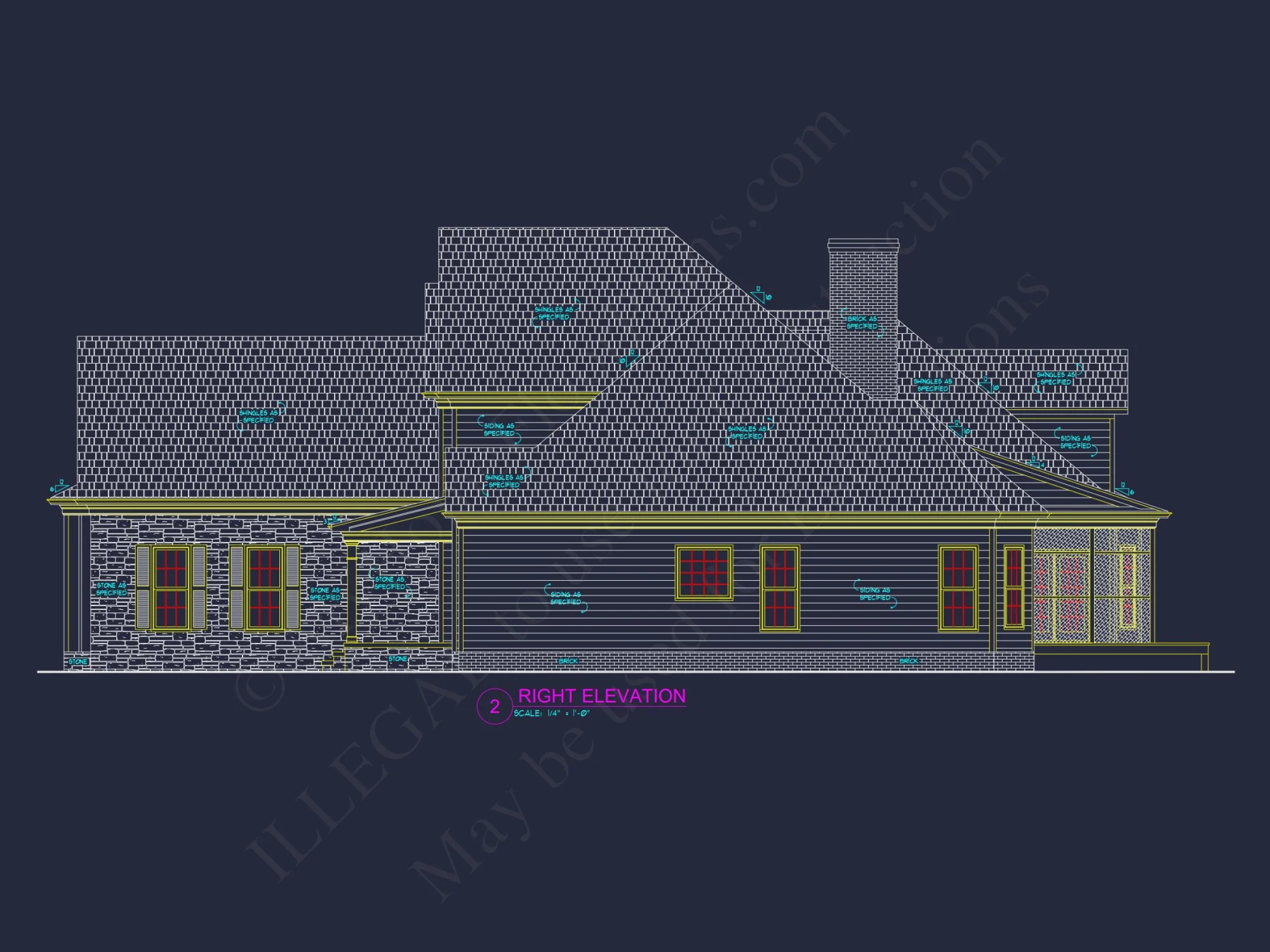 Spacious 2-Story house Plan: CAD-Ready Floor Plan Design
