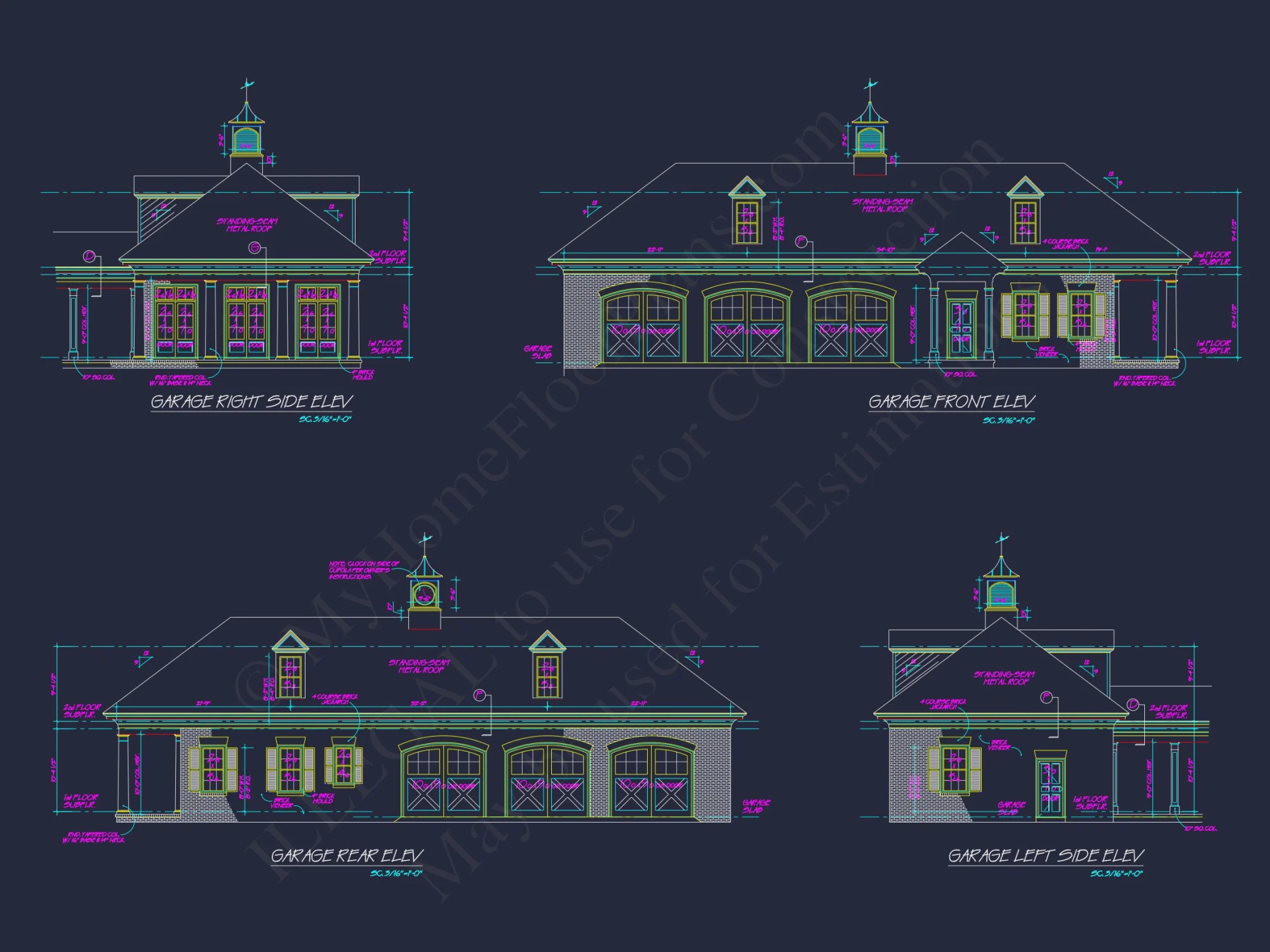 2-Story Luxury CAD Blueprint