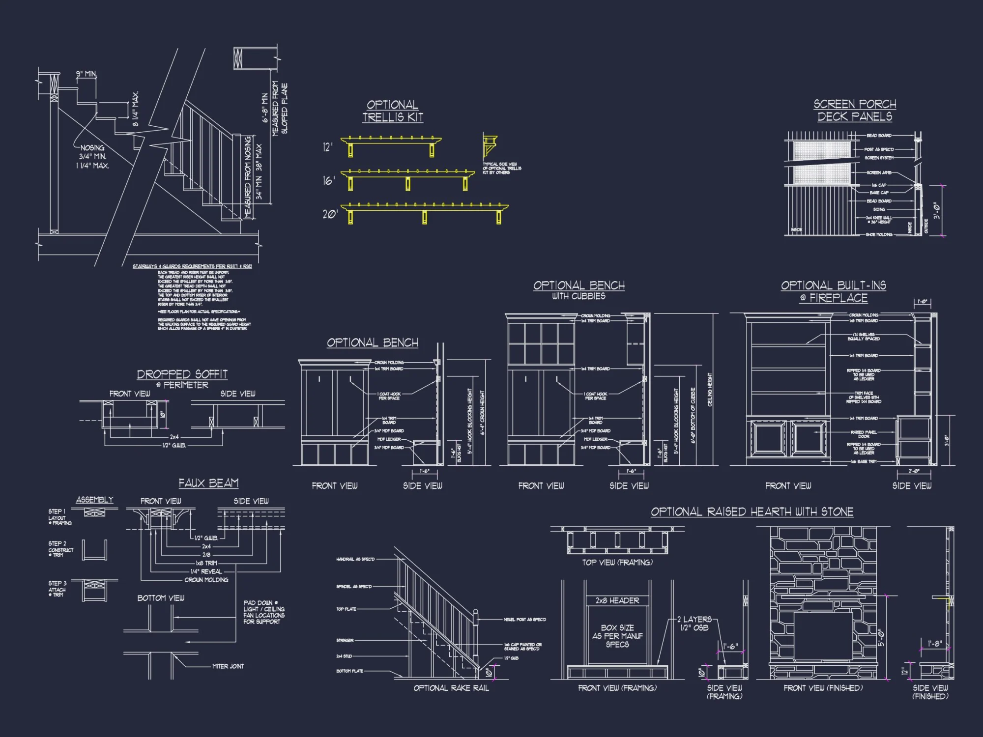 Spacious house Floor Plan with CAD Layout, Architecture Designs
